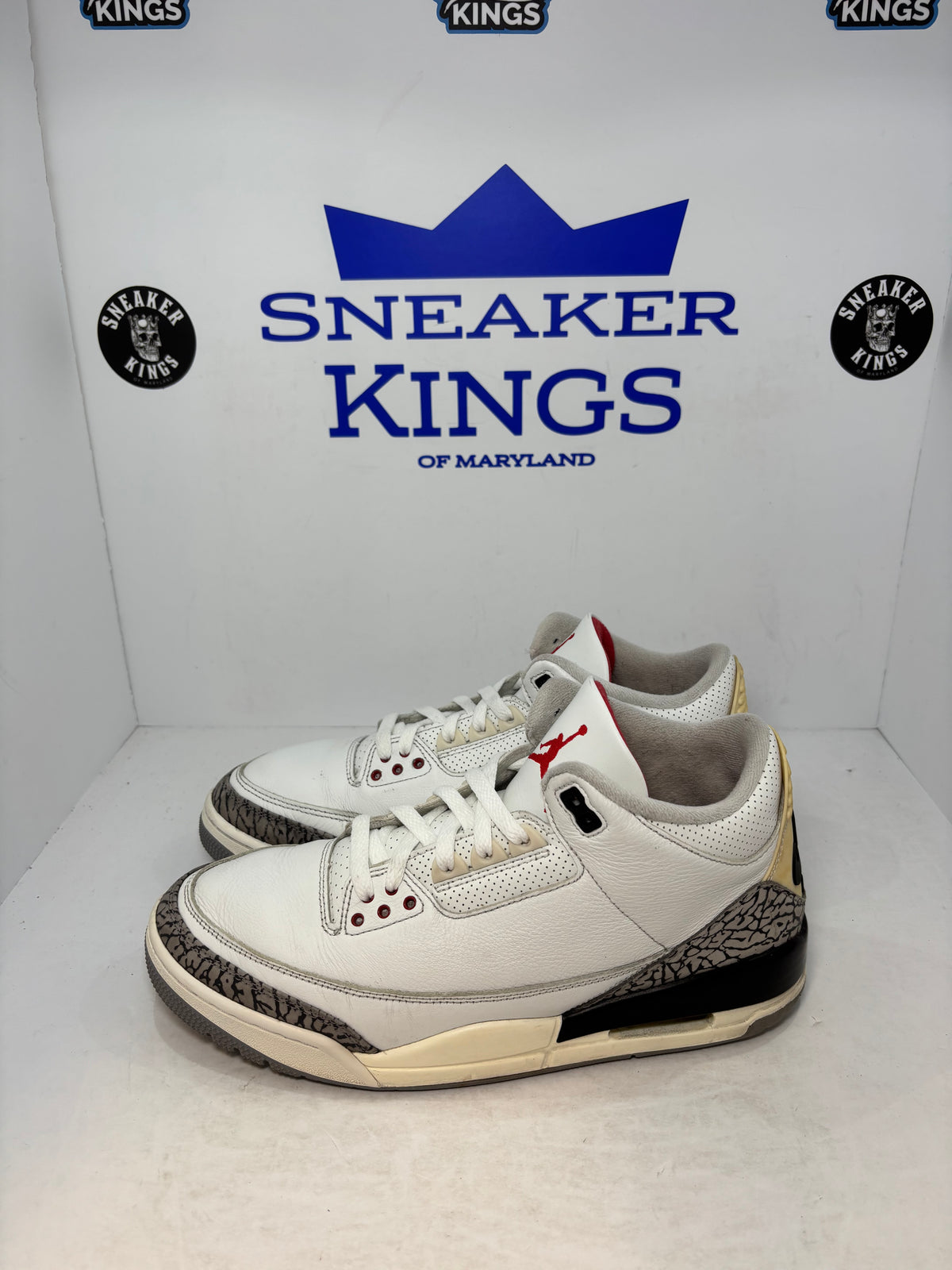 Air Jordan 3 Retro White Cement Reimagined (Pre-Owned)