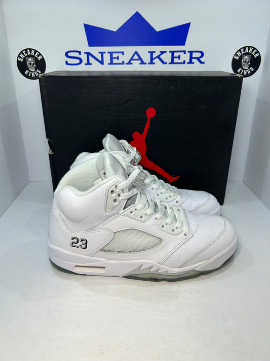 Air Jordan 5 Retro White Metallic (Pre-Owned)
