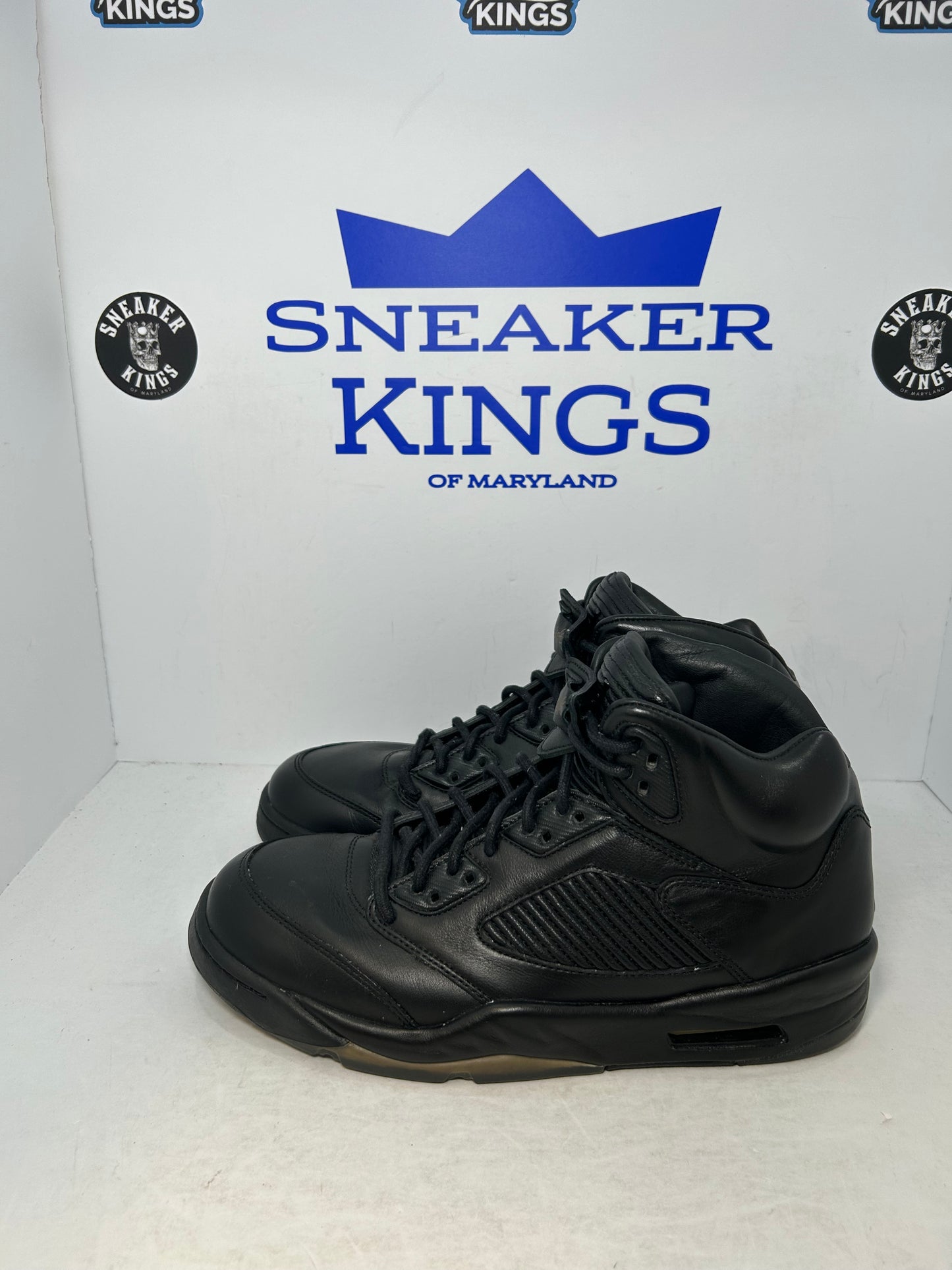 Air Jordan 5 Retro Premium Triple Black (Pre-Owned)