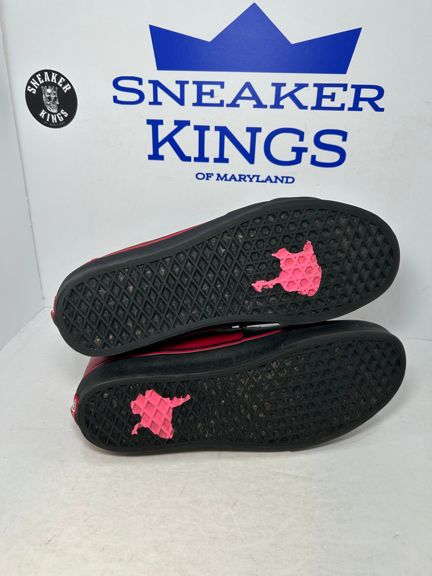 VANS SK8- High Marvel Deadpool Black Red (Pre-Owned)