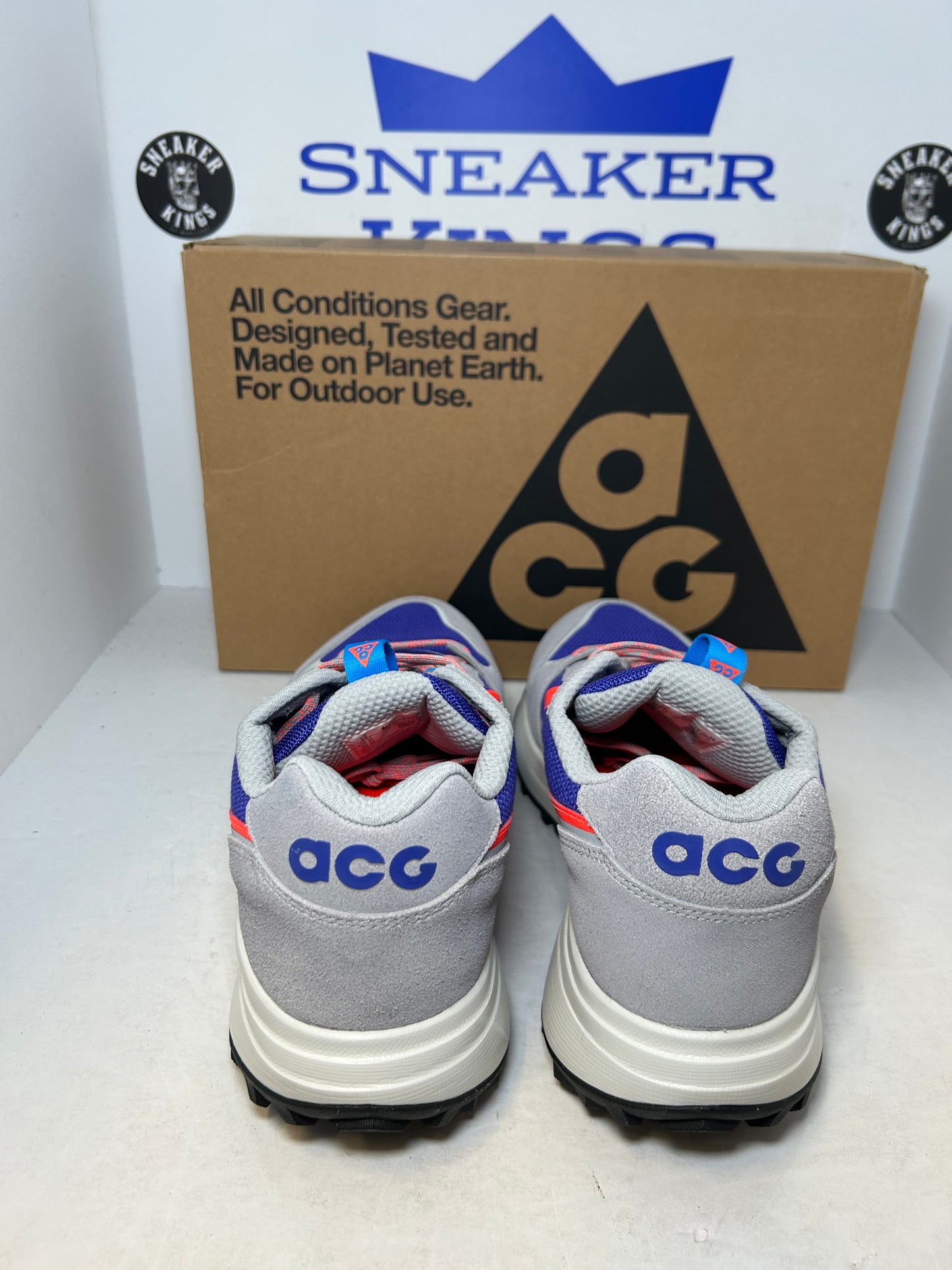 Nike ACG Lowcate Wolf Grey Bright Crimson (Pre-Owned)