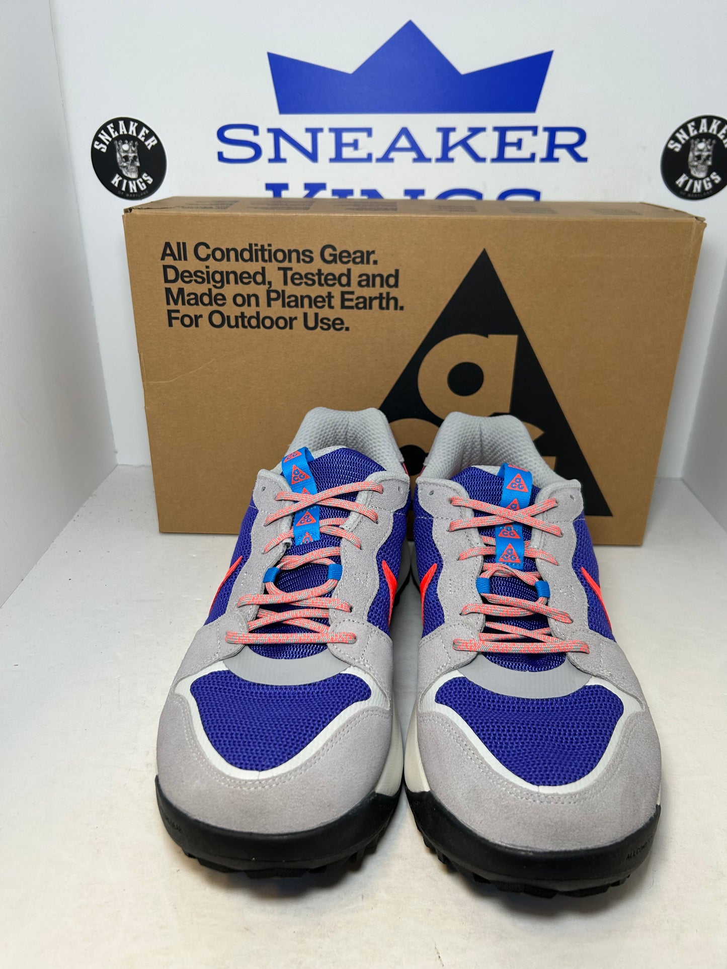 Nike ACG Lowcate Wolf Grey Bright Crimson (Pre-Owned)
