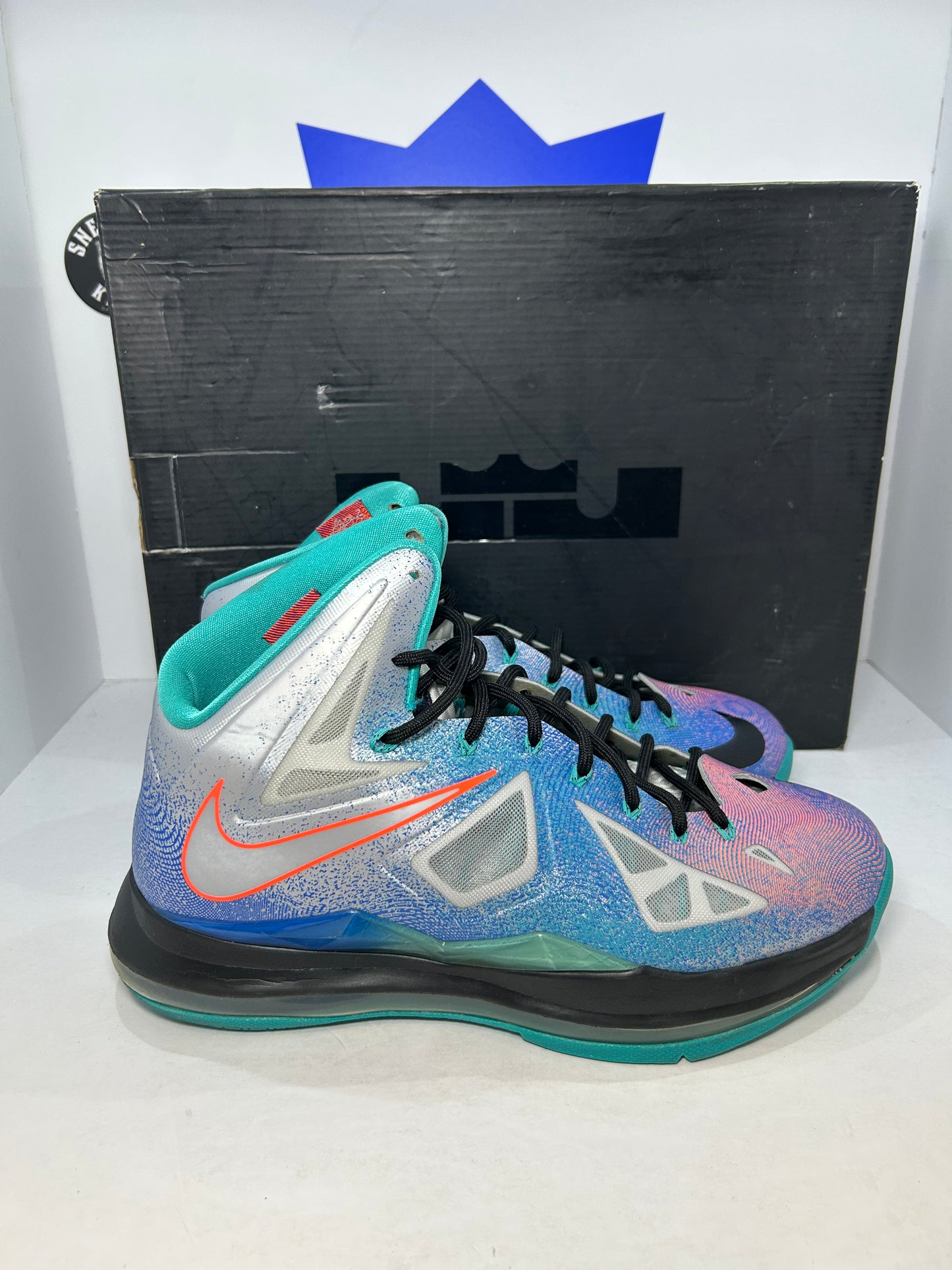 Nike LeBron 10 Pure Platinum (Pre-Owned)