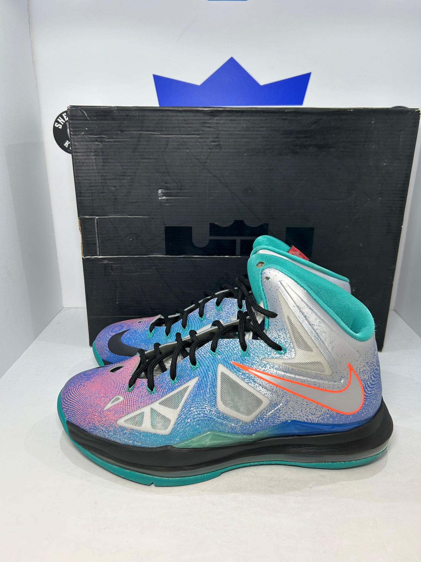 Nike LeBron 10 Pure Platinum (Pre-Owned)