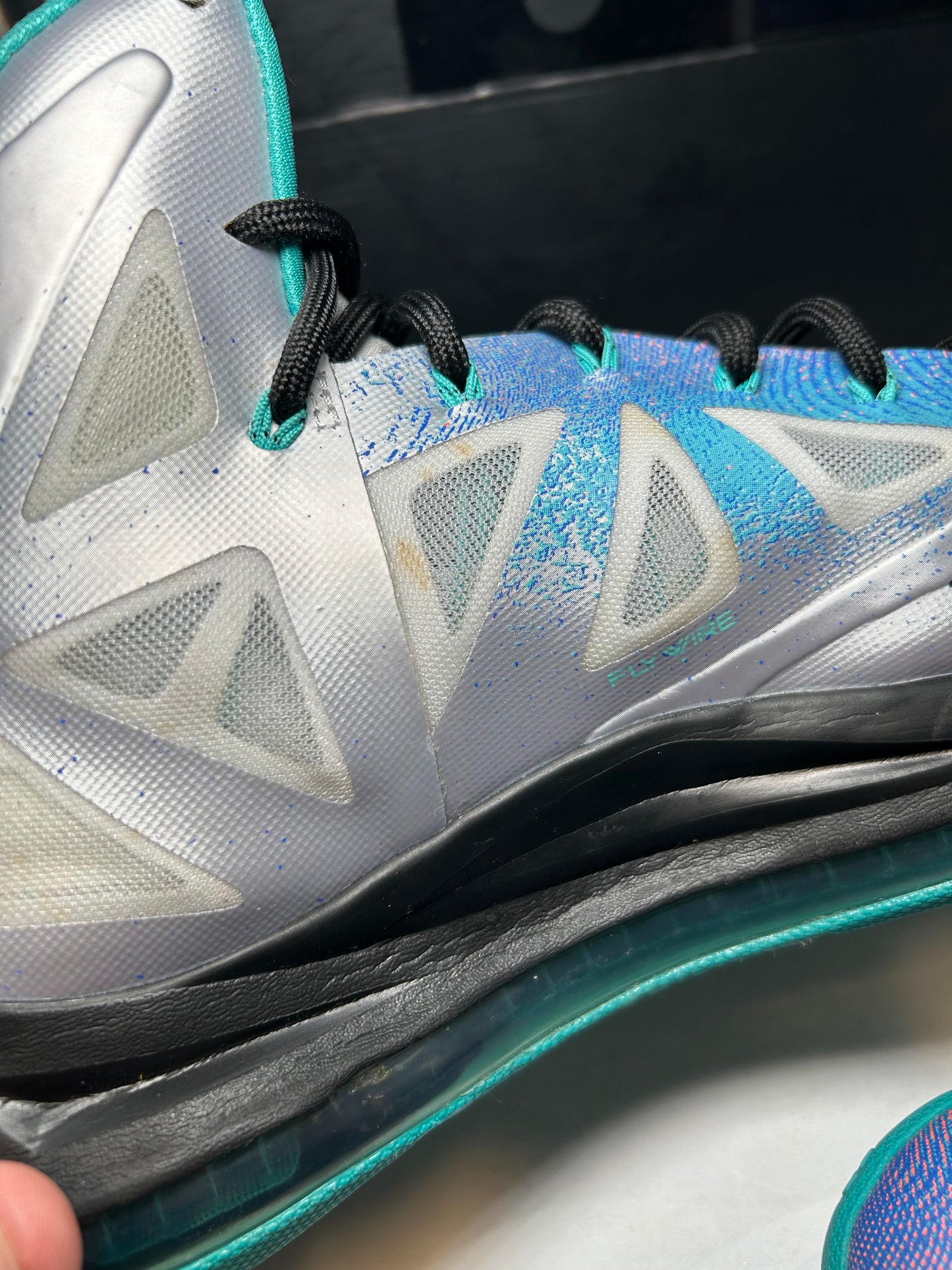 Nike LeBron 10 Pure Platinum (Pre-Owned)