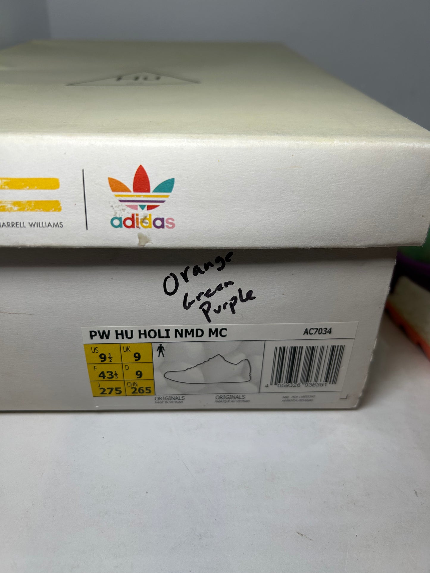 Adidas Pharrell NMD Human Race Trail Holi Festival (Pre-Owned)