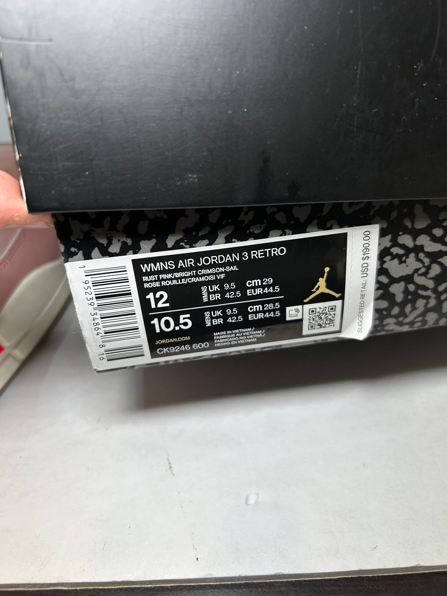 Air Jordan 3 Retro Rust Pink (W) (Pre-Owned)