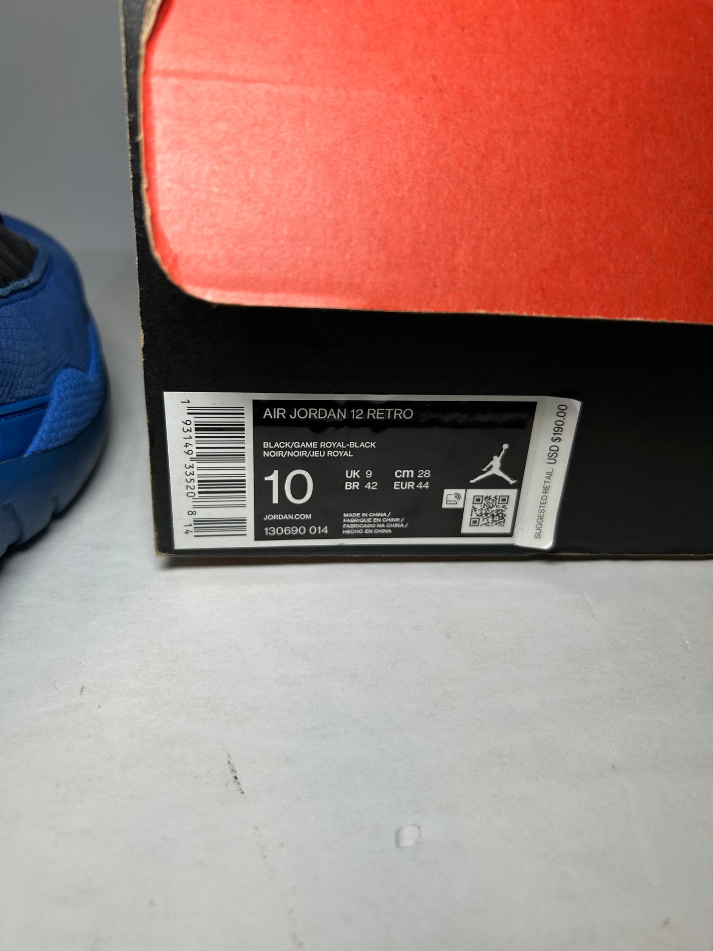 Air Jordan 12 Retro Game Royal (Pre-Owned)