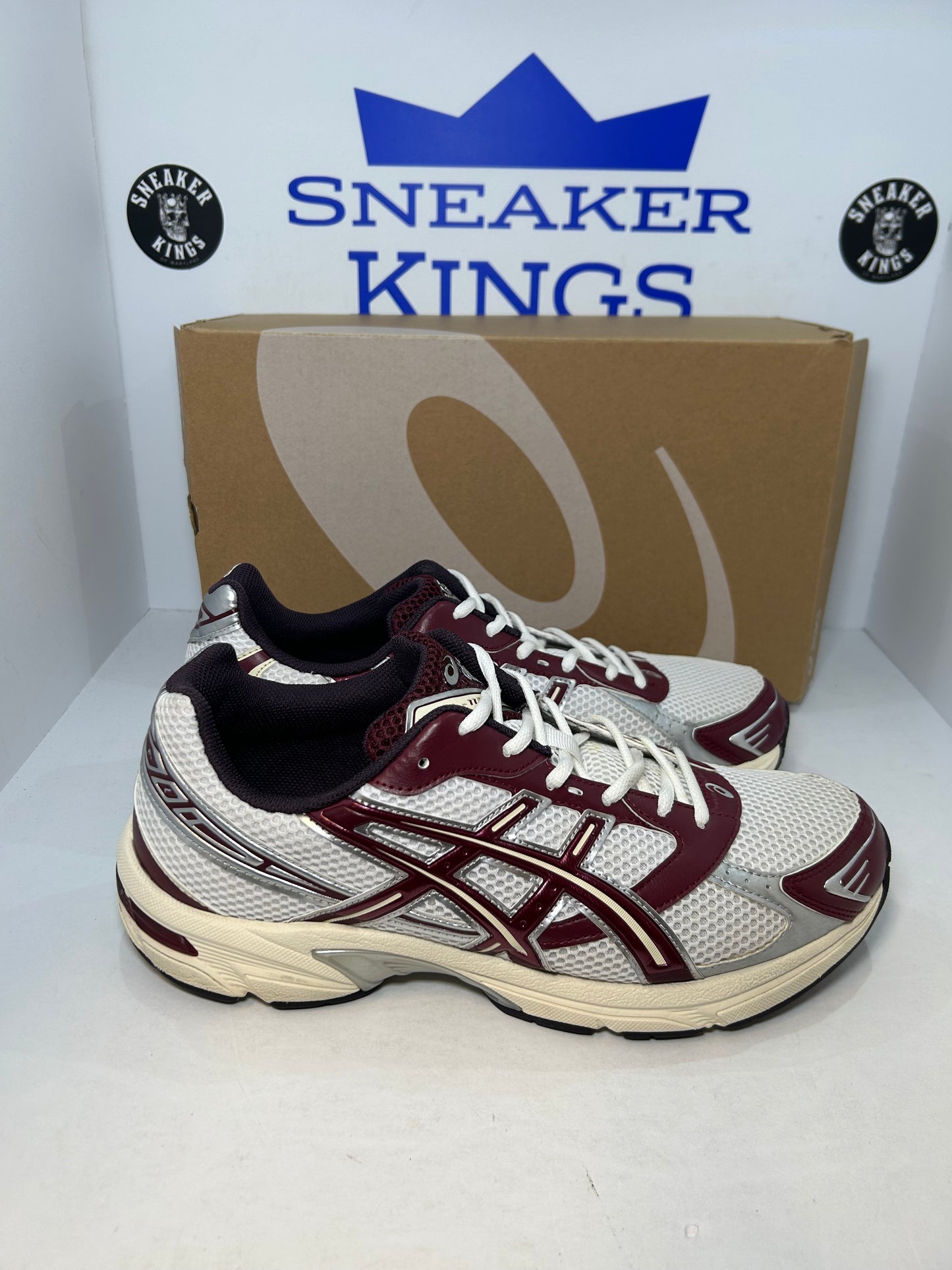 ASICS Gel-1130 White Maroon Banner (Pre-Owned)