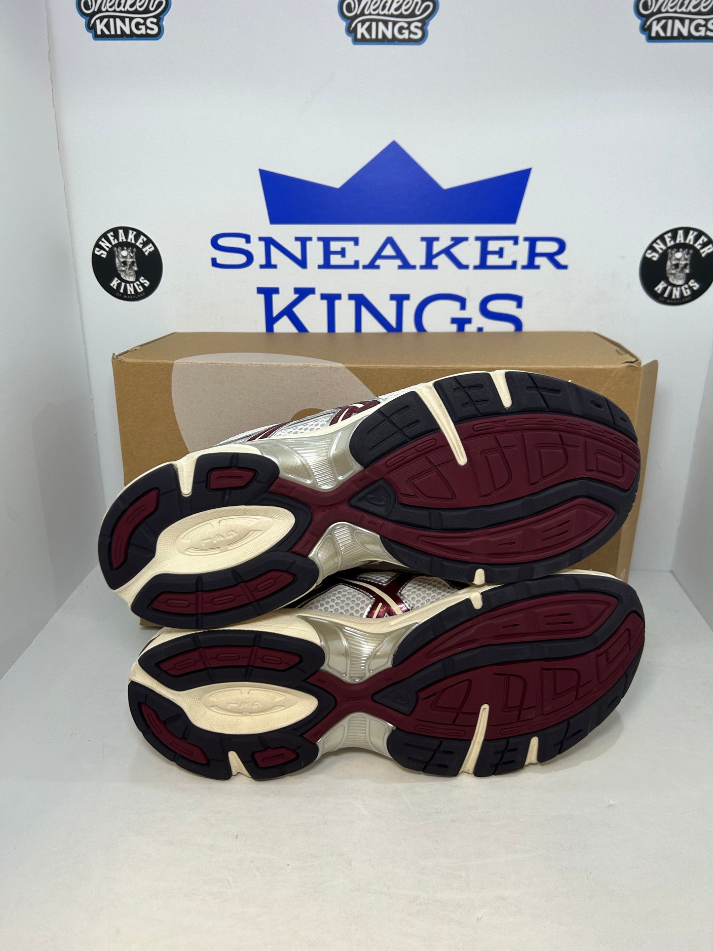 ASICS Gel-1130 White Maroon Banner (Pre-Owned)