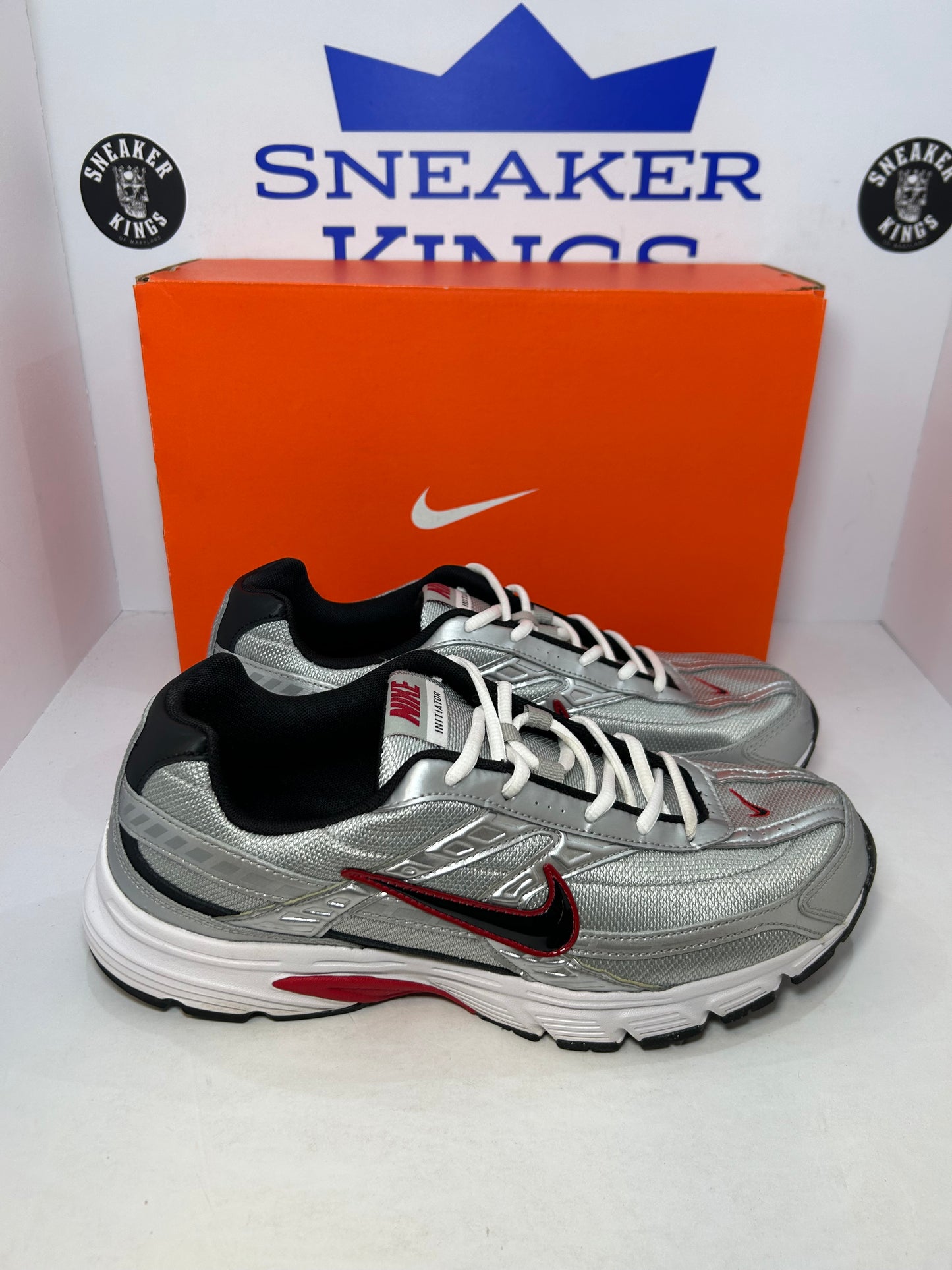 Nike Initiator Metallic Silver Red (Pre-Owned)