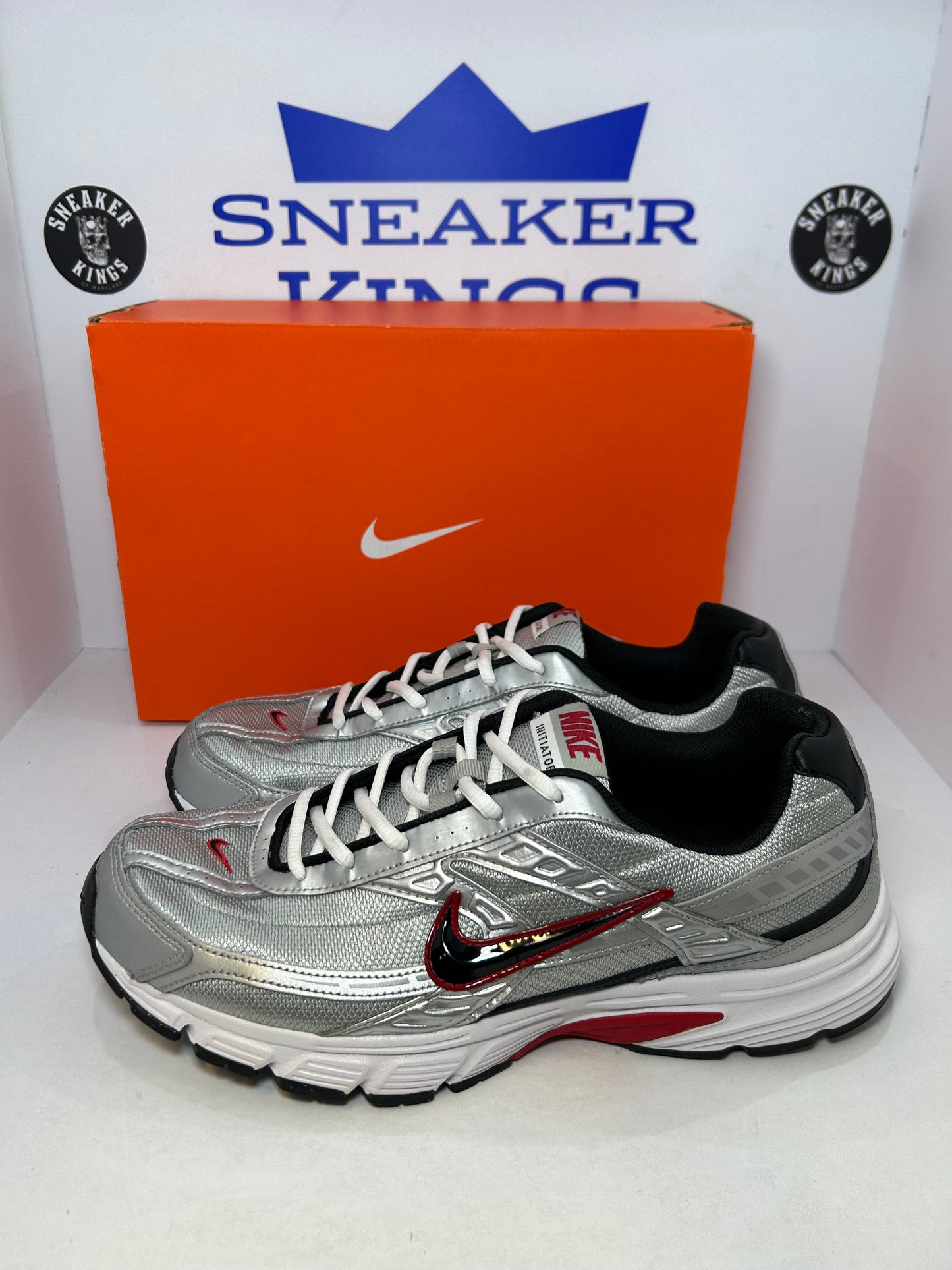 Nike Initiator Metallic Silver Red (Pre-Owned)