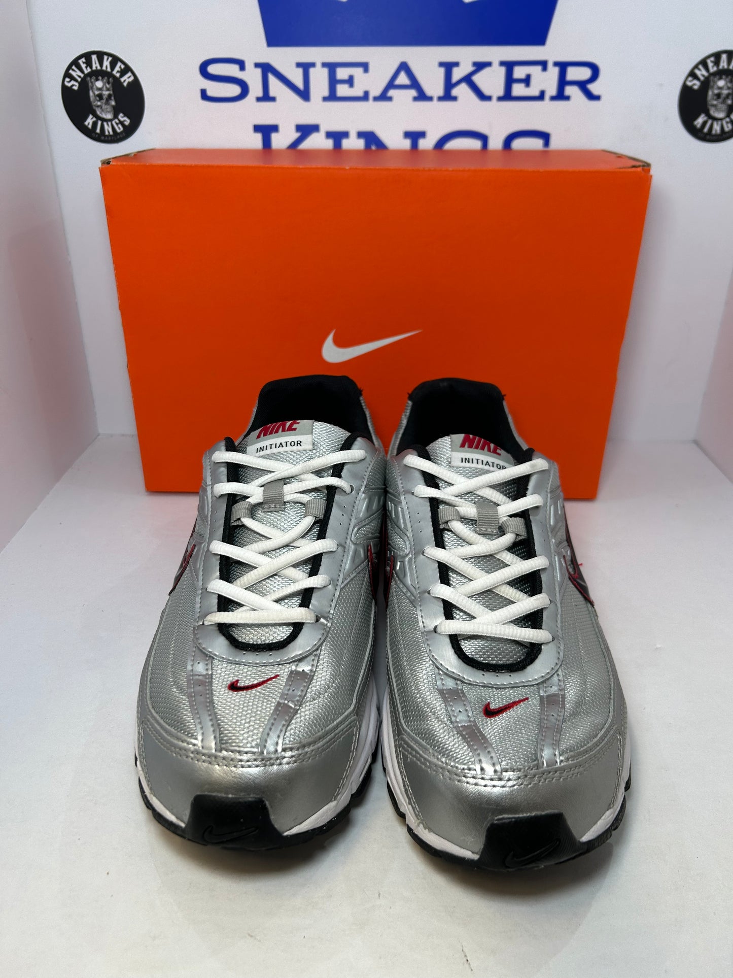 Nike Initiator Metallic Silver Red (Pre-Owned)