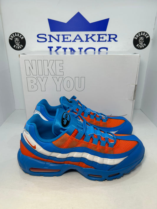 Nike Air Max 95 By You New York Knicks Blue Orange (Pre-Owned)
