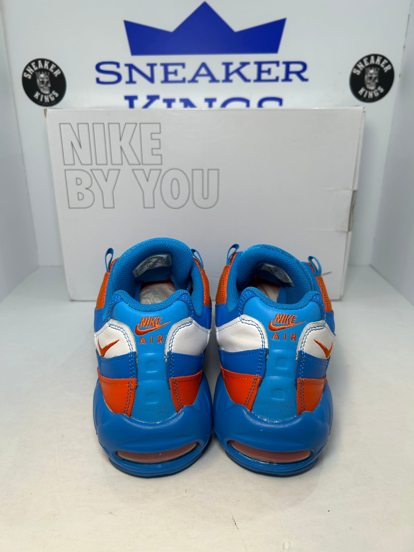 Nike Air Max 95 By You New York Knicks Blue Orange (Pre-Owned)