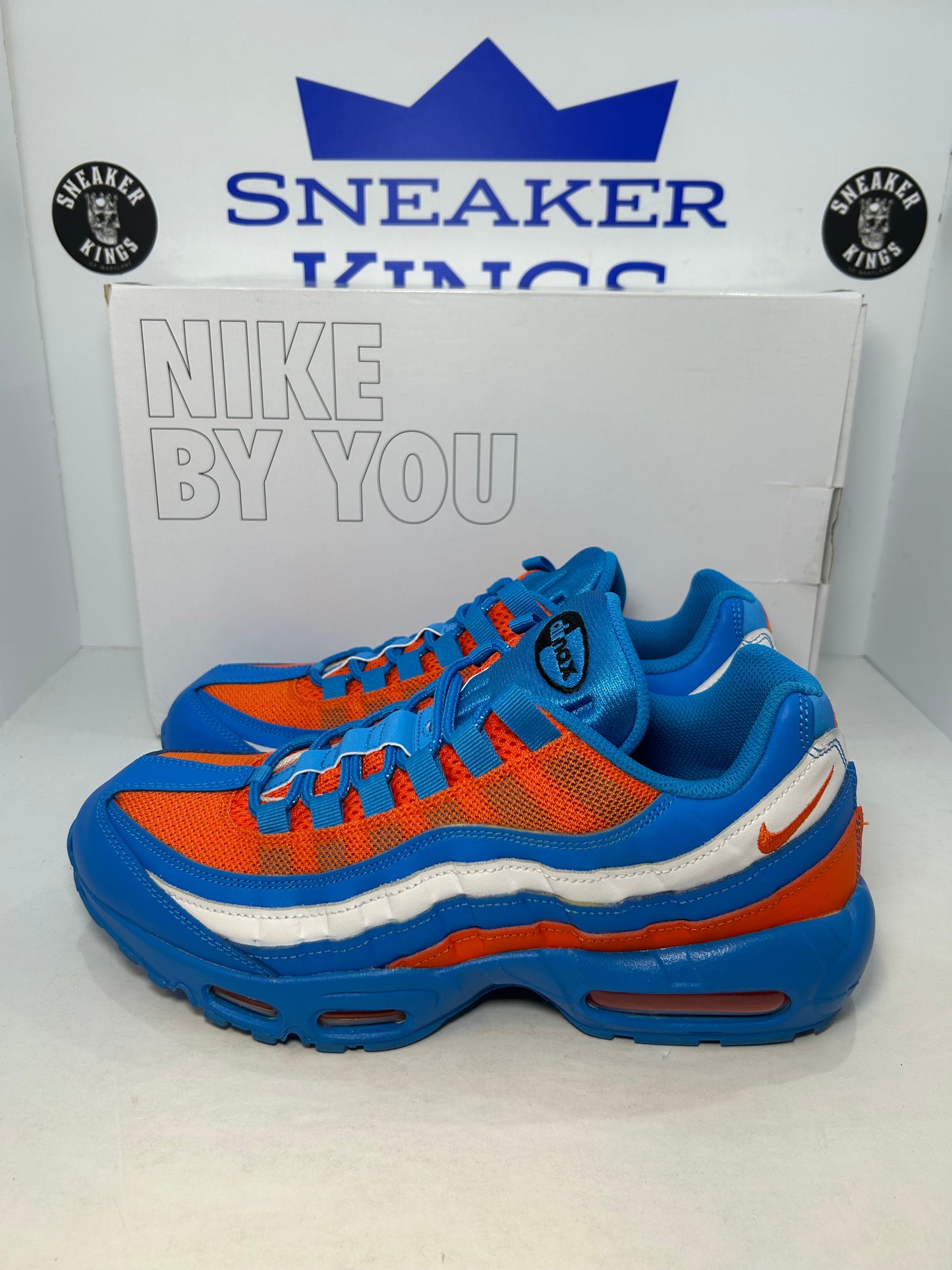 Nike Air Max 95 By You New York Knicks Blue Orange (Pre-Owned)