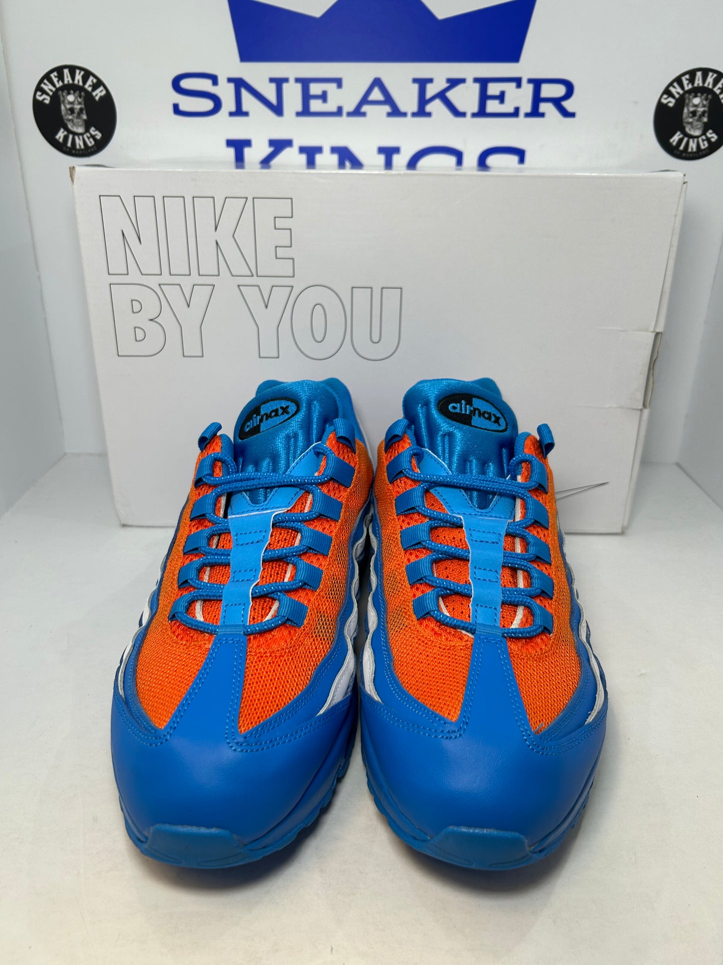 Nike Air Max 95 By You New York Knicks Blue Orange (Pre-Owned)