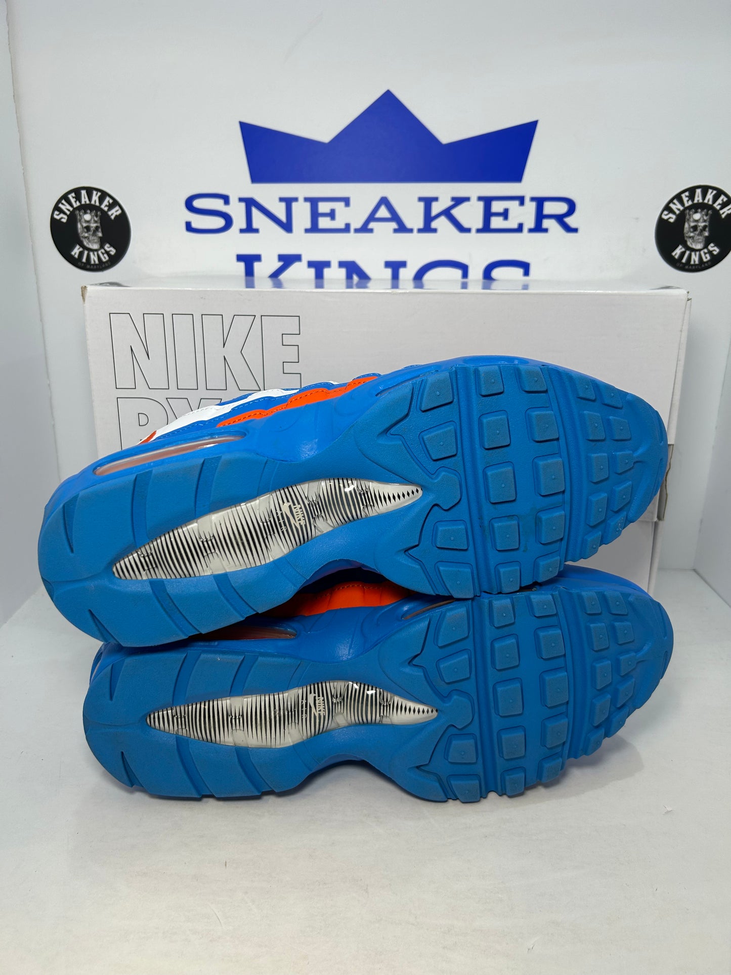 Nike Air Max 95 By You New York Knicks Blue Orange (Pre-Owned)
