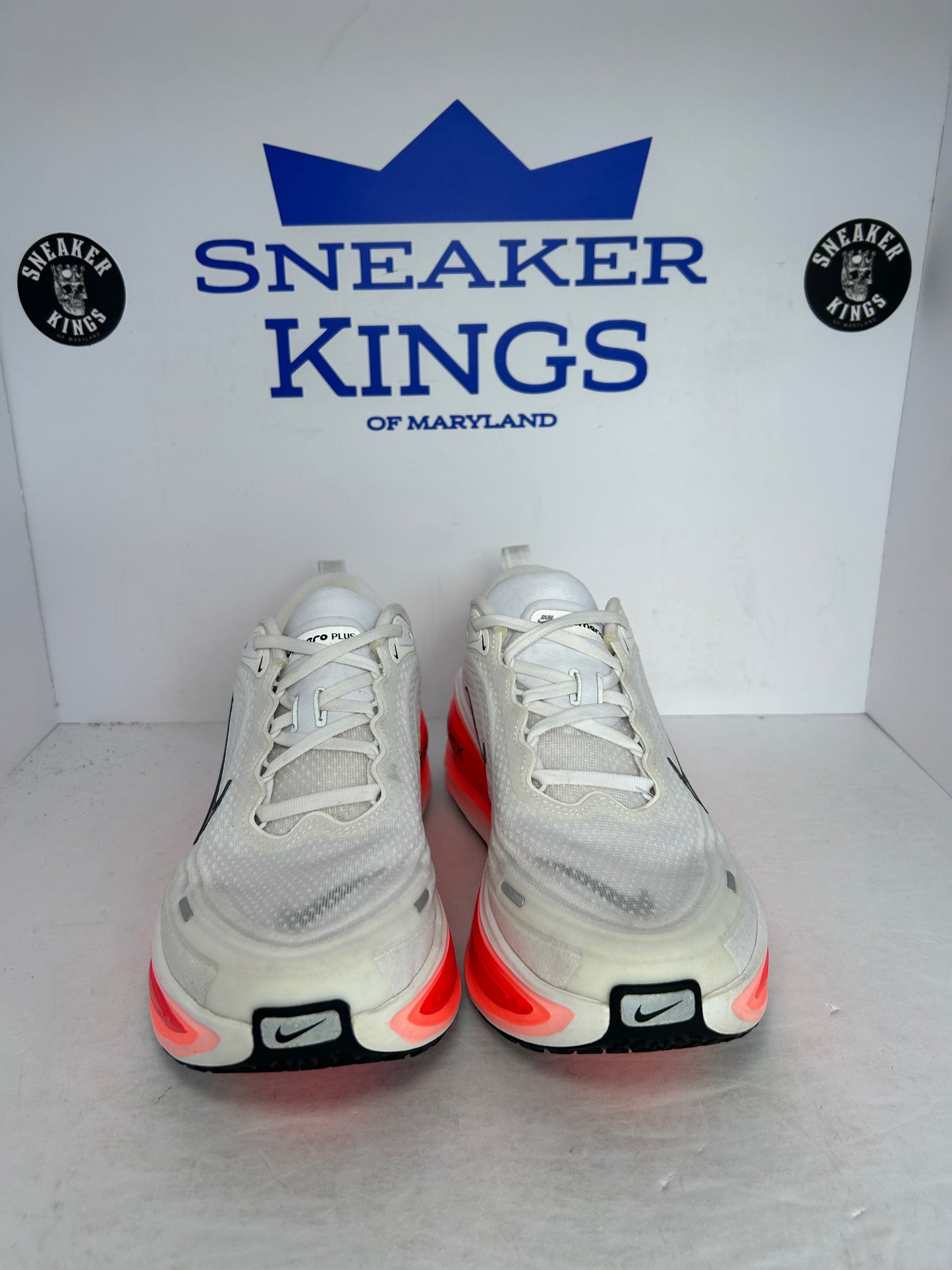 Nike Vomero Plus White Bright Crimson (Pre-Owned)