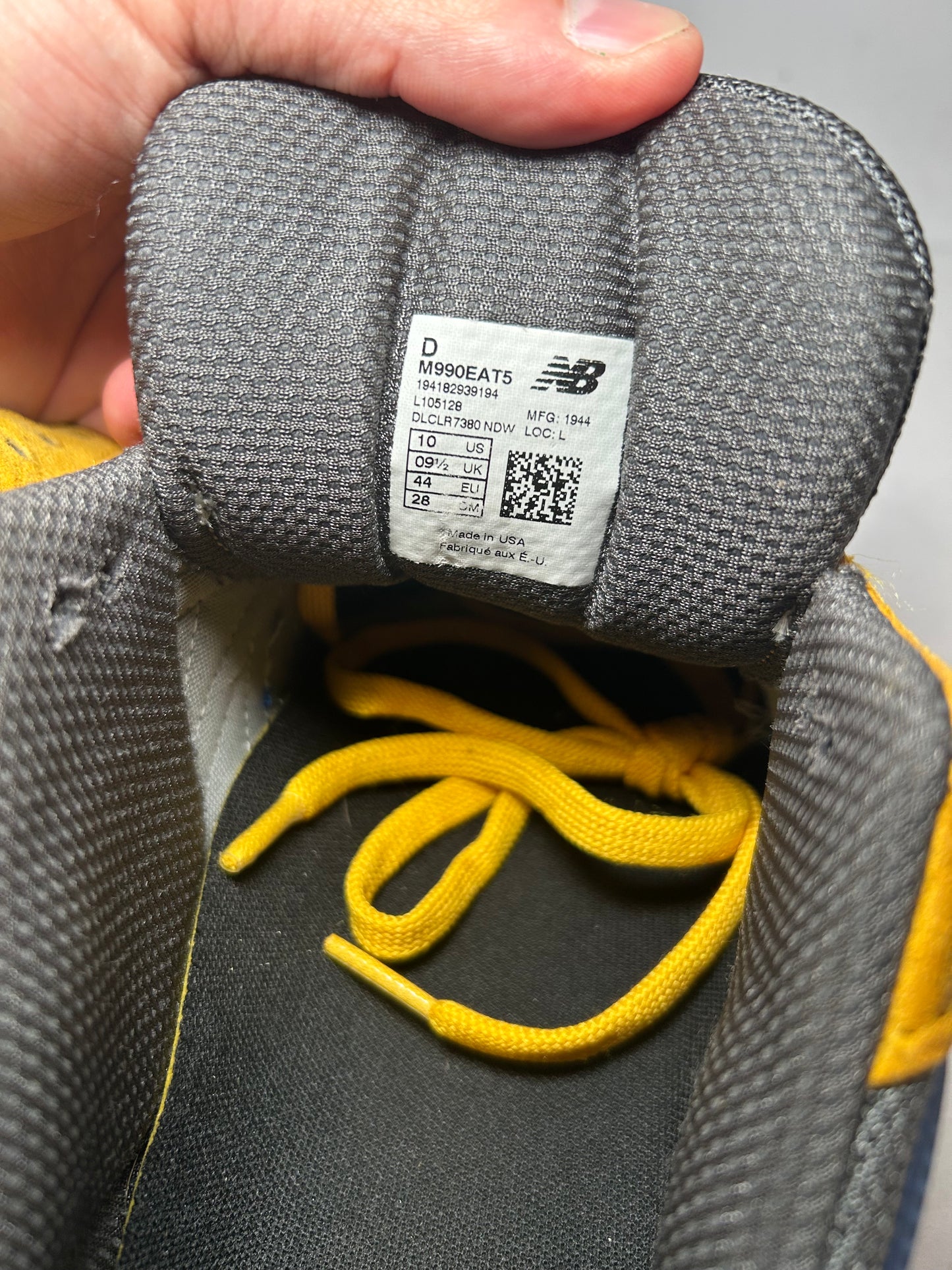 New Balance 990v5 EAT x Shoe City Made in USA Multicolor (Pre-Owned)