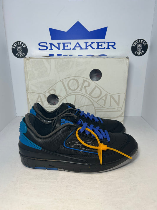 Air Jordan 2 Retro SP Low Off-White Black Varsity Royal (Pre-Owned)