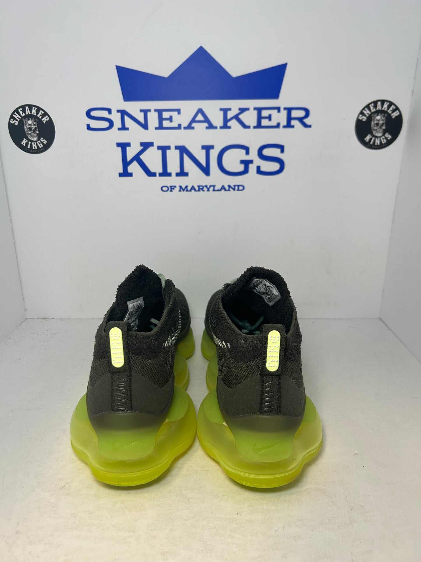 Nike Air Max Scorpion Flyknit Cargo Khaki Volt (Pre-Owned)