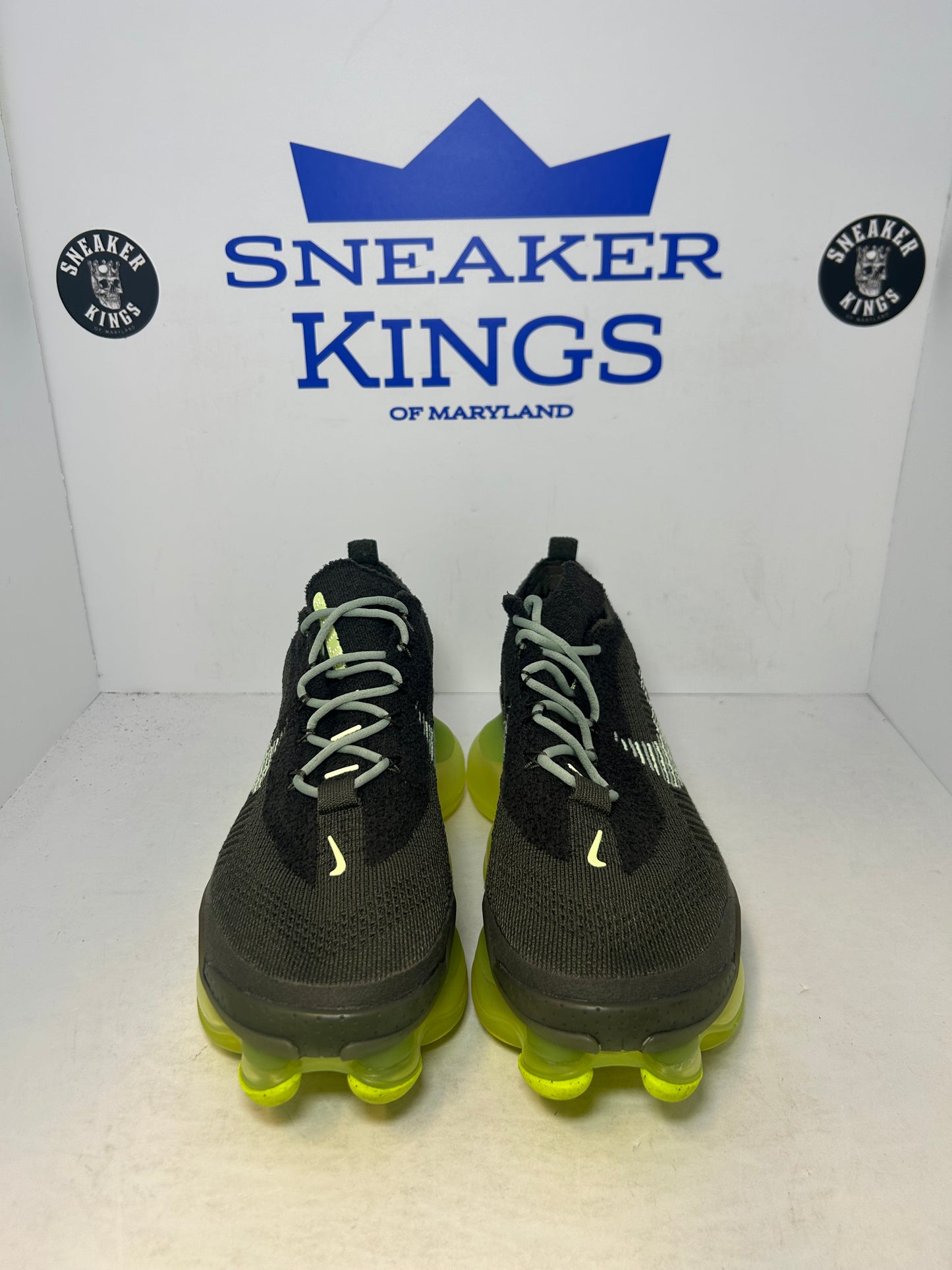 Nike Air Max Scorpion Flyknit Cargo Khaki Volt (Pre-Owned)
