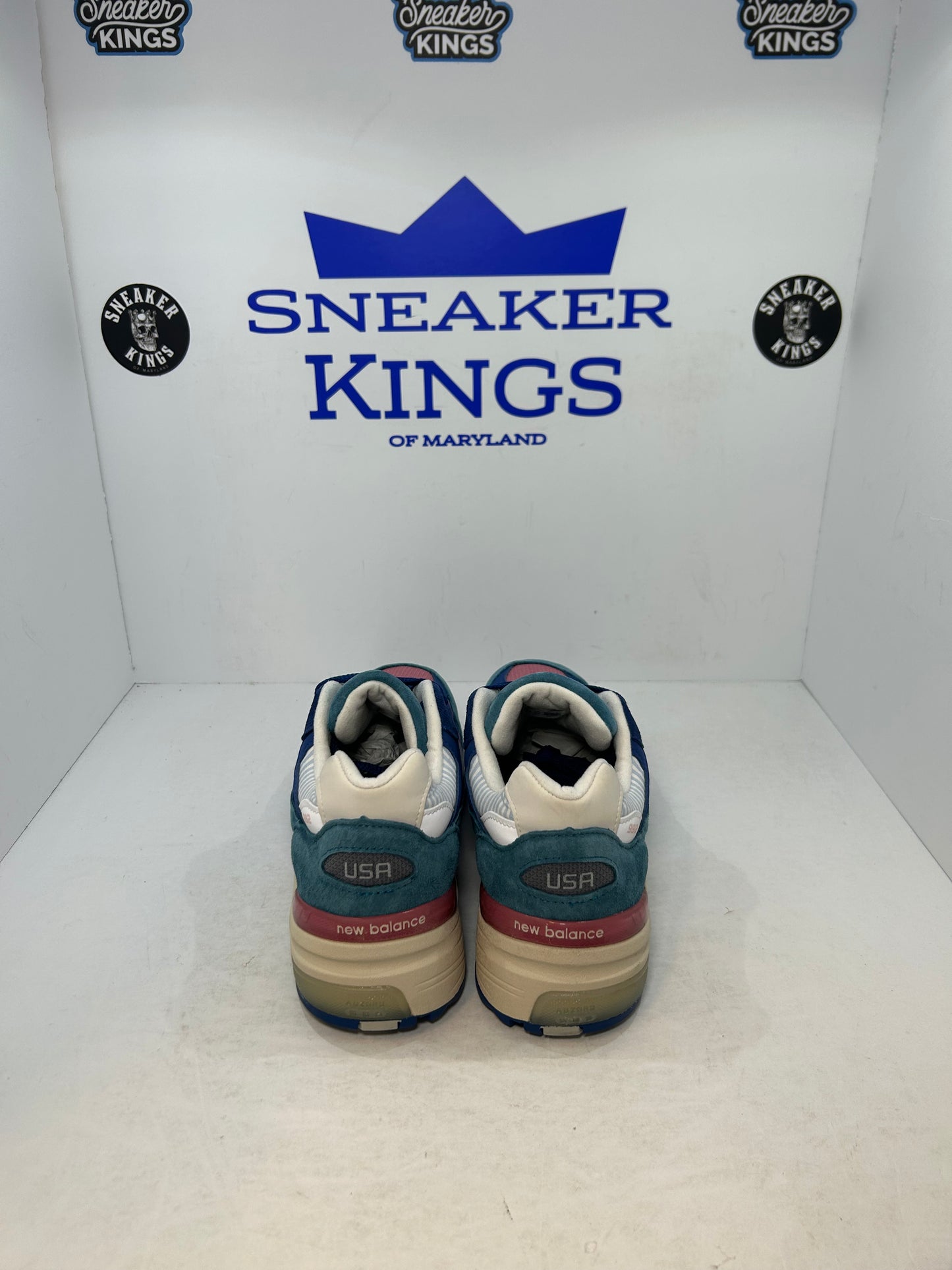 New Balance 992 Made in USA Tropical Blue Teal Rose (Pre-Owned)