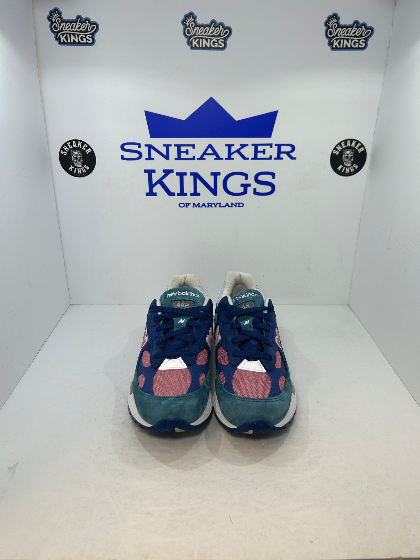 New Balance 992 Made in USA Tropical Blue Teal Rose (Pre-Owned)