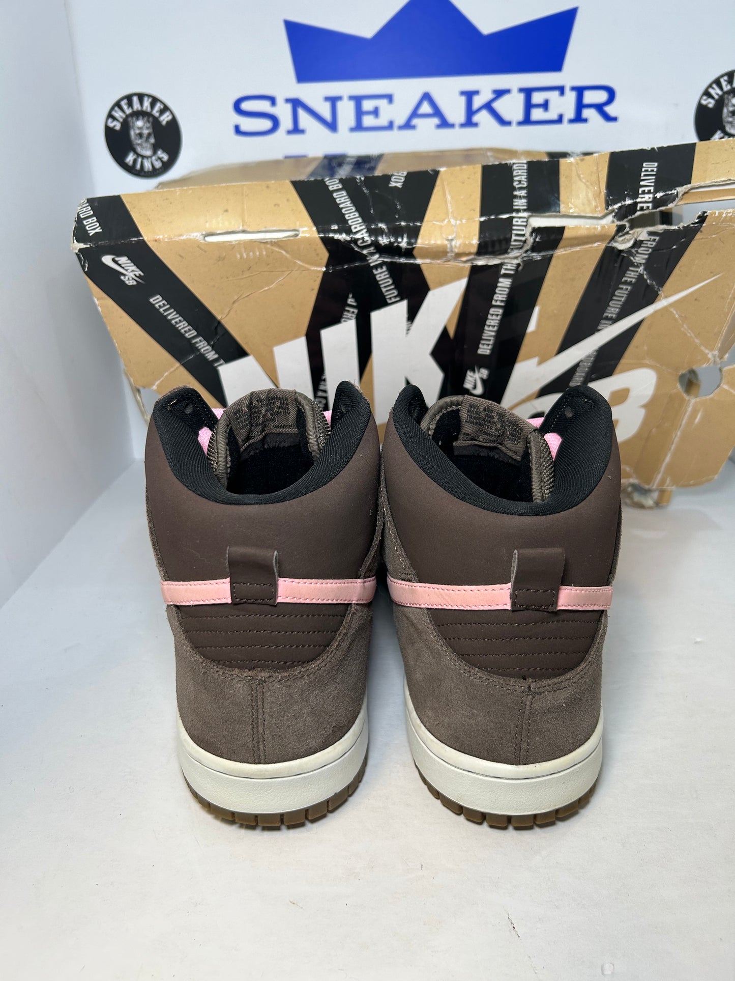 Nike SB Dunk High Pro Smoke Chocolate Pink (Pre-Owned)