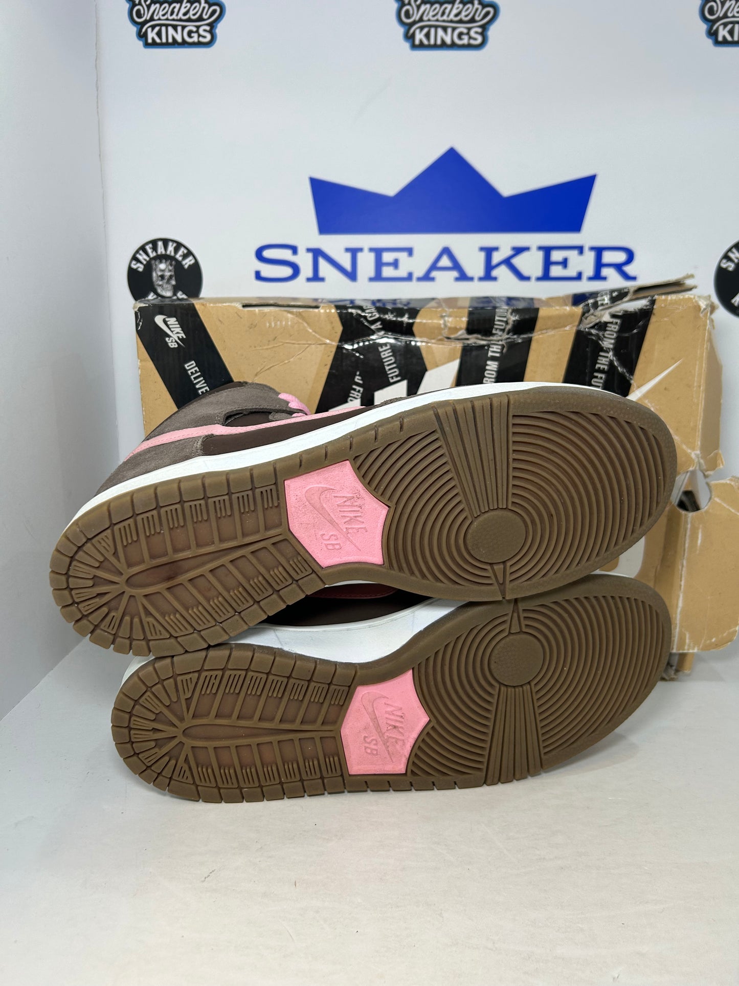 Nike SB Dunk High Pro Smoke Chocolate Pink (Pre-Owned)