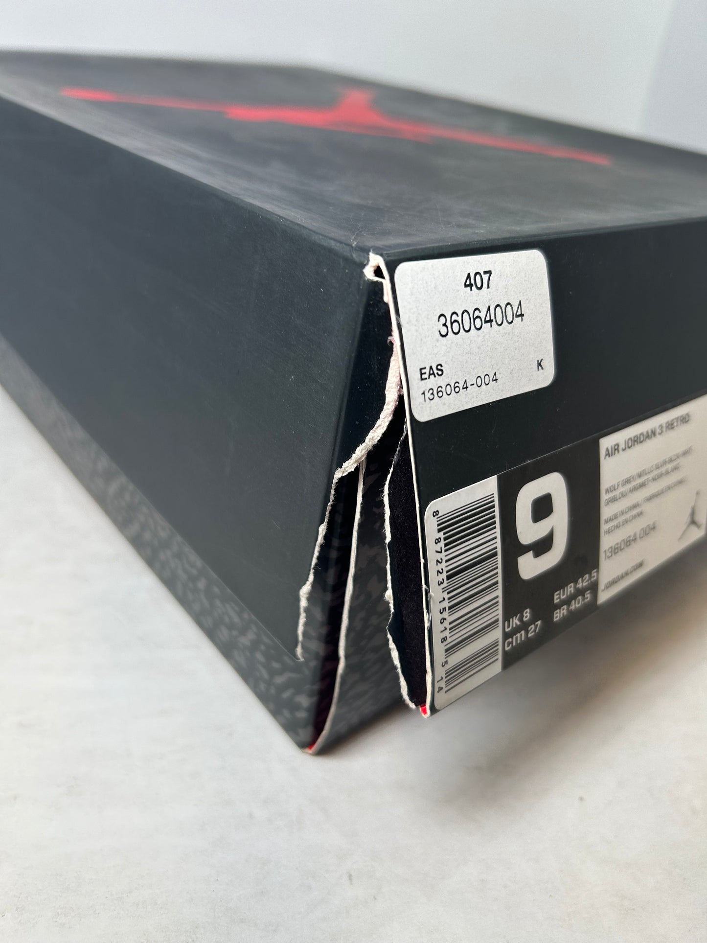 Air Jordan 3 Retro Wolf Grey (Pre-Owned)