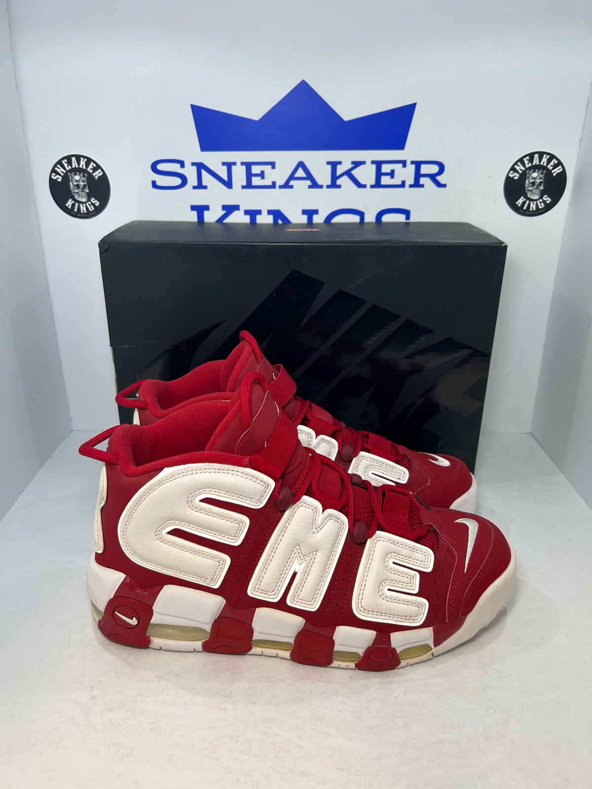 Nike Air More Uptempo Supreme Red (Pre-Owned)