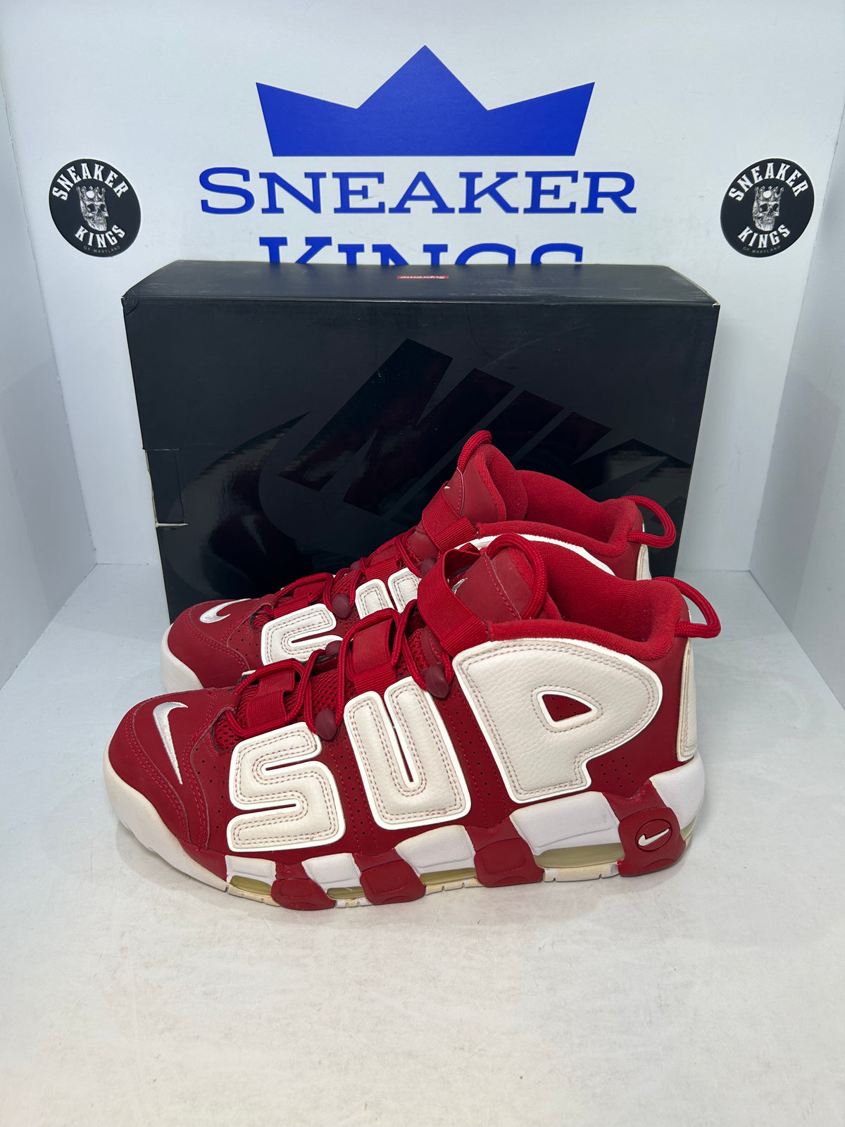 Nike Air More Uptempo Supreme Red (Pre-Owned)