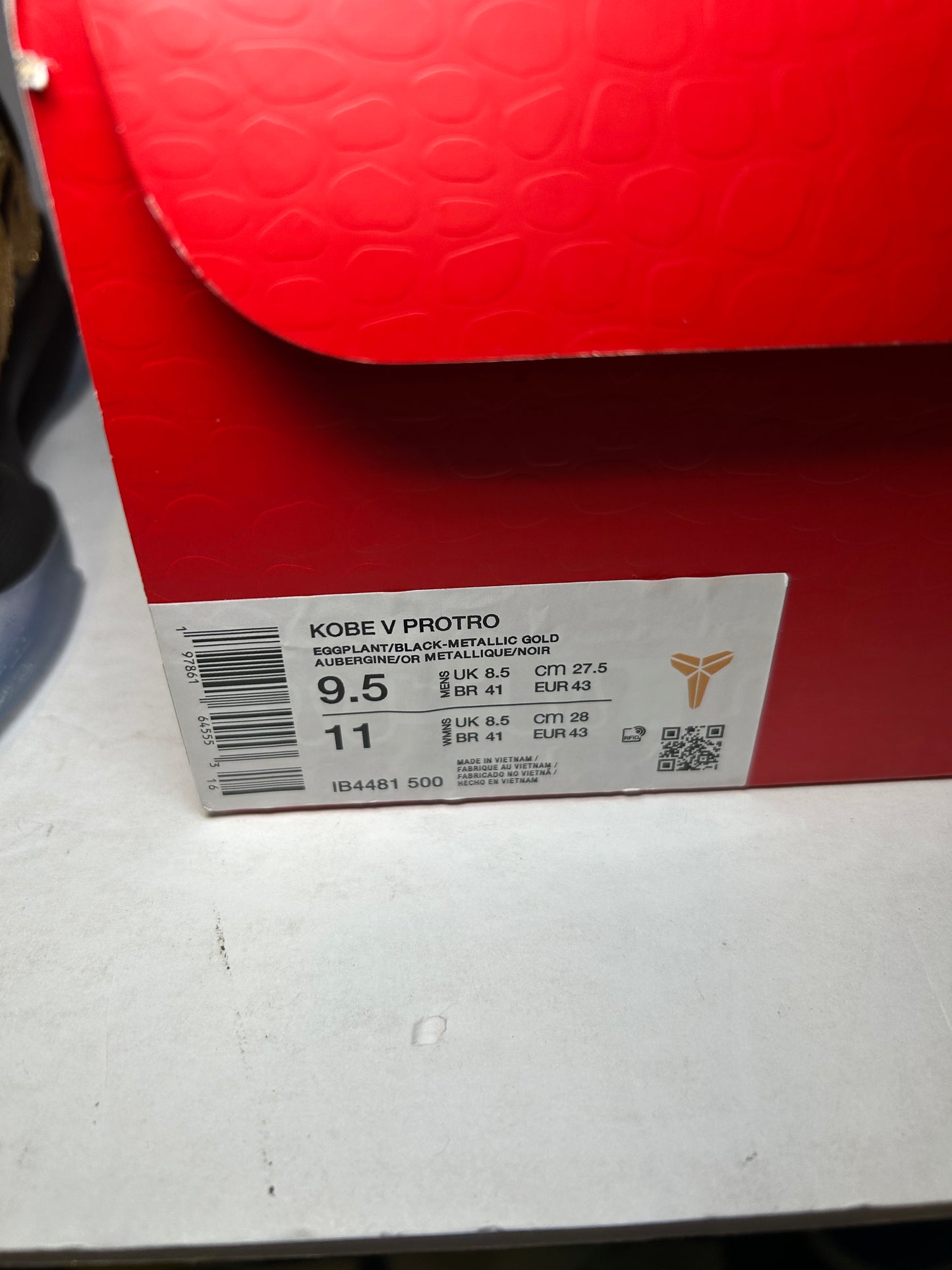 Nike Zoom Kobe 5 V Protro Year of the Mamba Eggplant (Pre-Owned)