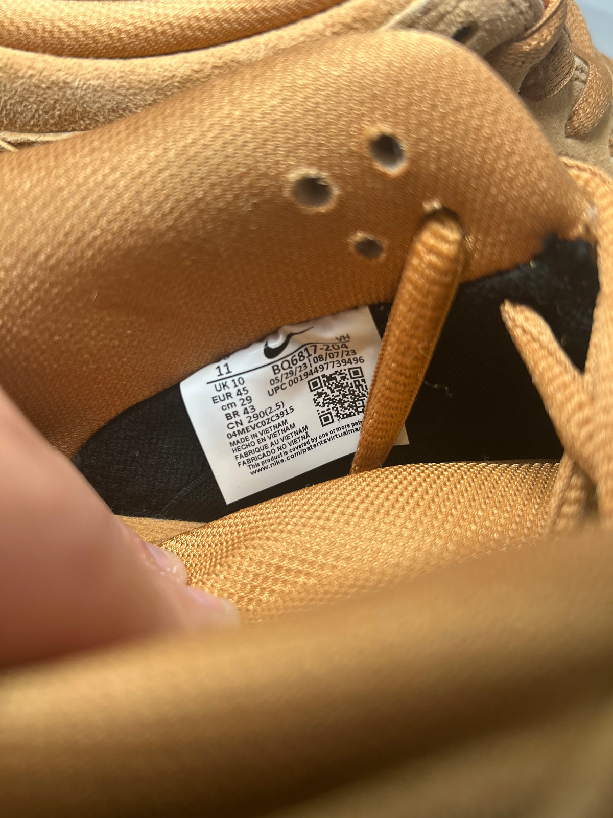 Nike SB Dunk Low Pro Wheat Mocha (Pre-Owned)