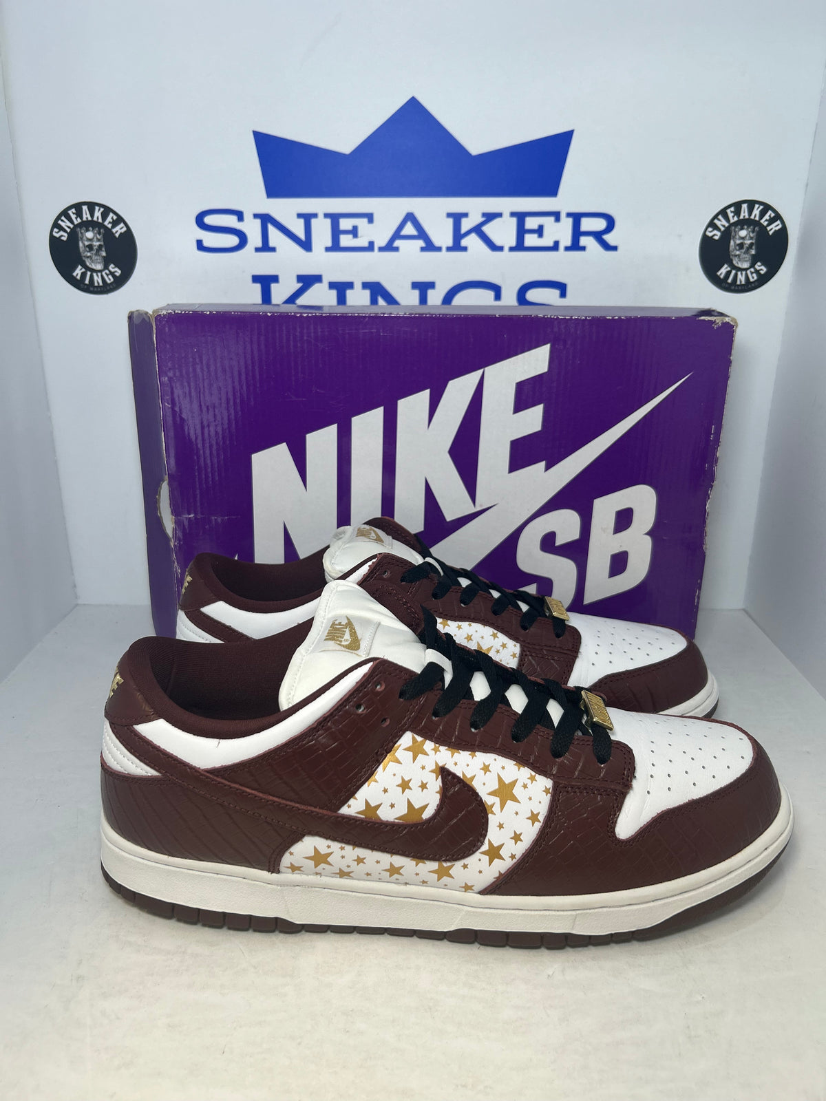 Nike Dunk SB Low x Supreme Barkroot Brown (Pre-Owned)