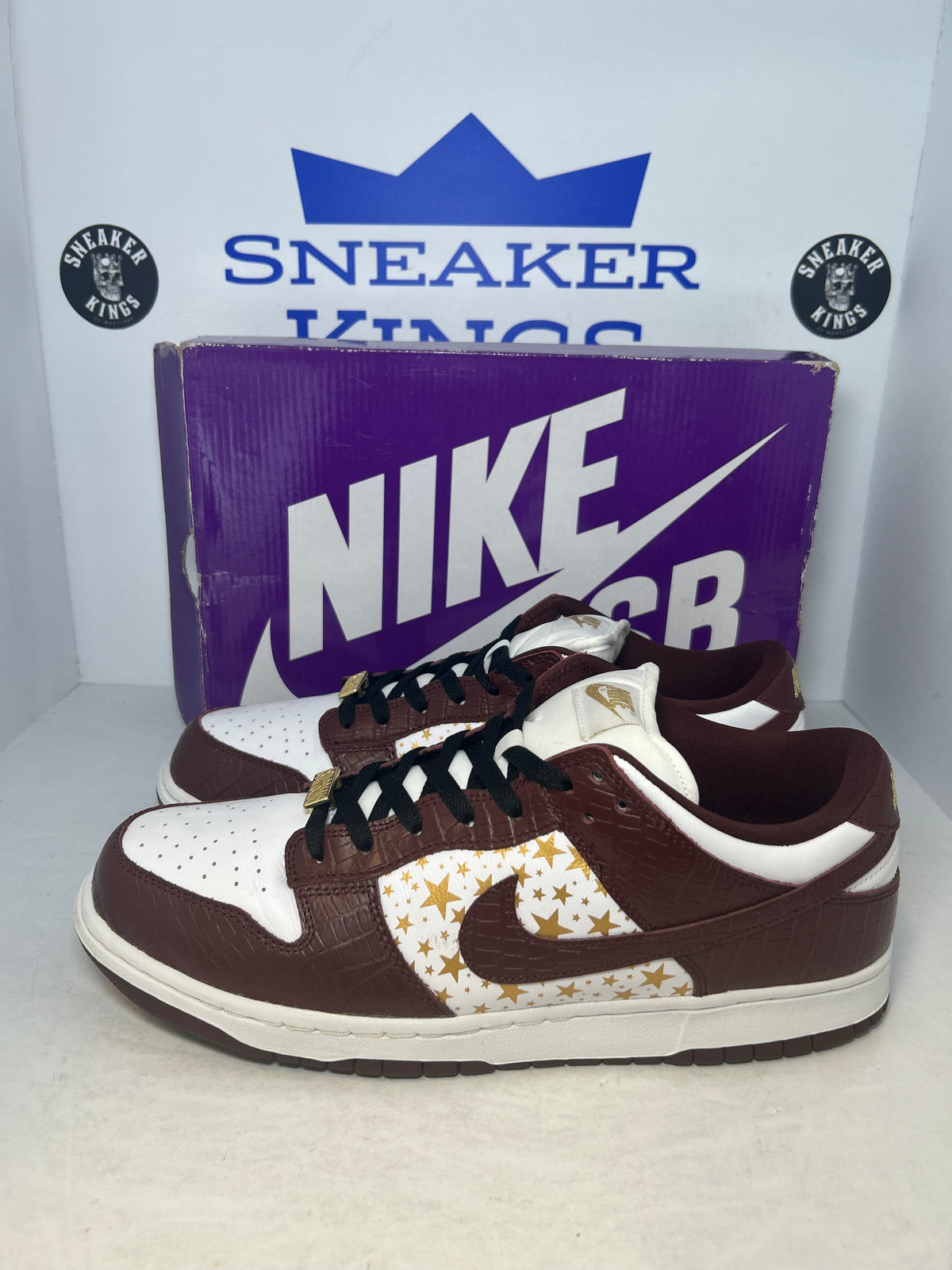 Nike Dunk SB Low x Supreme Barkroot Brown (Pre-Owned)