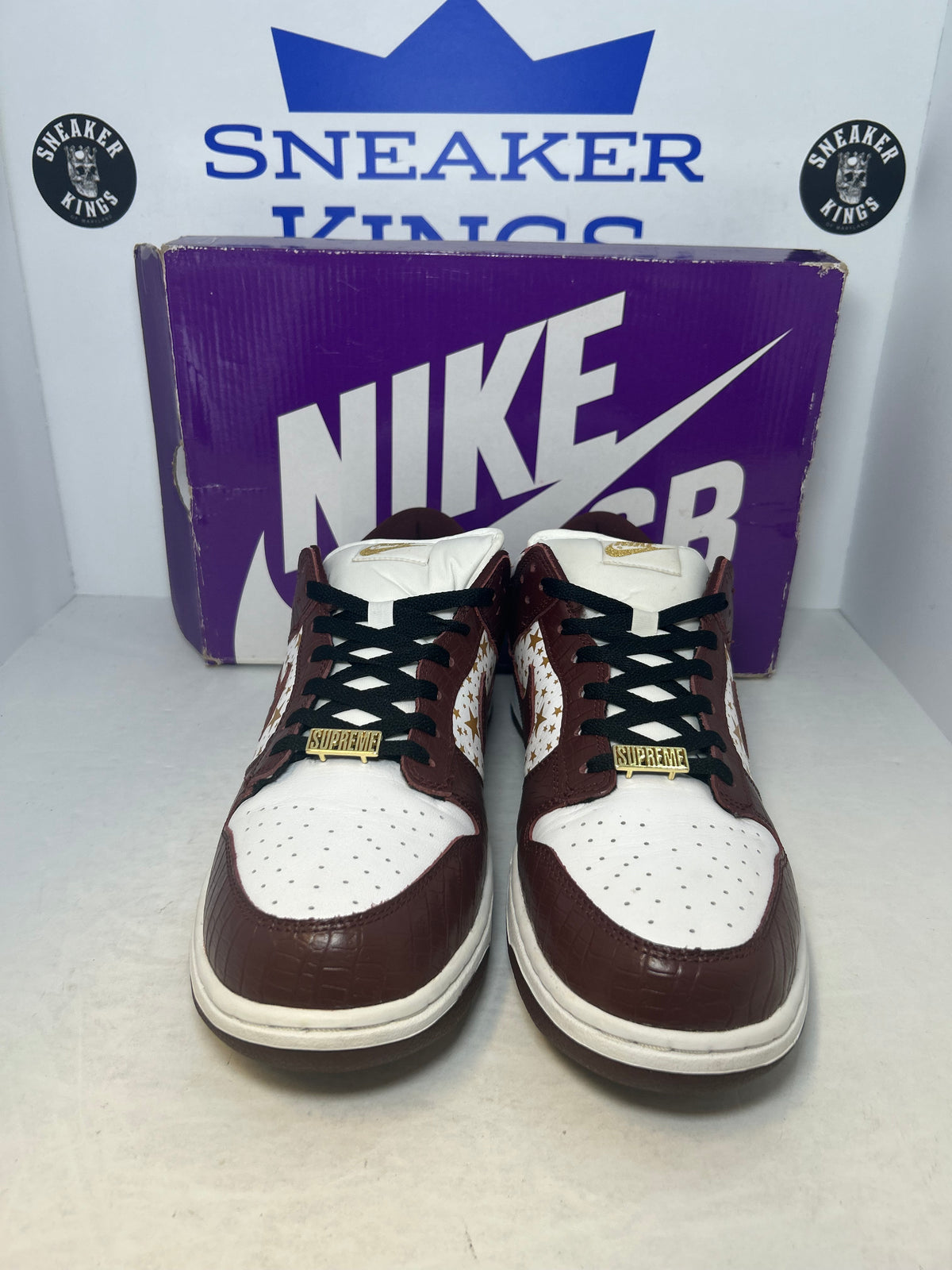 Nike Dunk SB Low x Supreme Barkroot Brown (Pre-Owned)