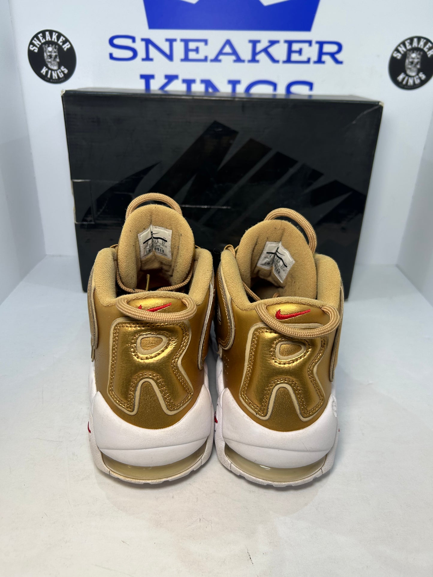Nike Air More Uptempo Supreme Metallic Gold (Pre-Owned)
