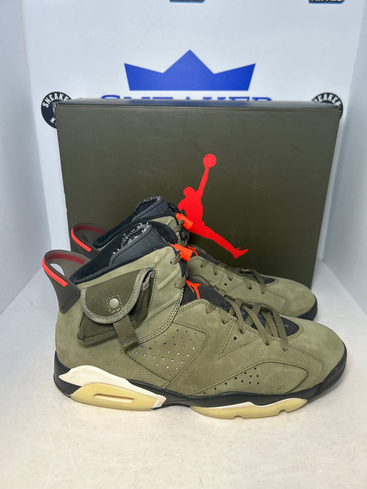 Air Jordan 6 Retro Travis Scott Olive (Pre-Owned)