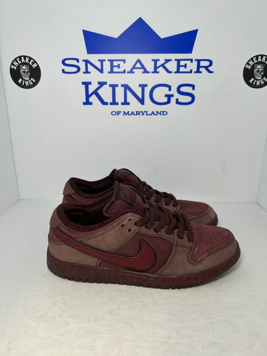 Nike SB Dunk Premium Low City of Love Burgundy Crush (Pre-Owned)