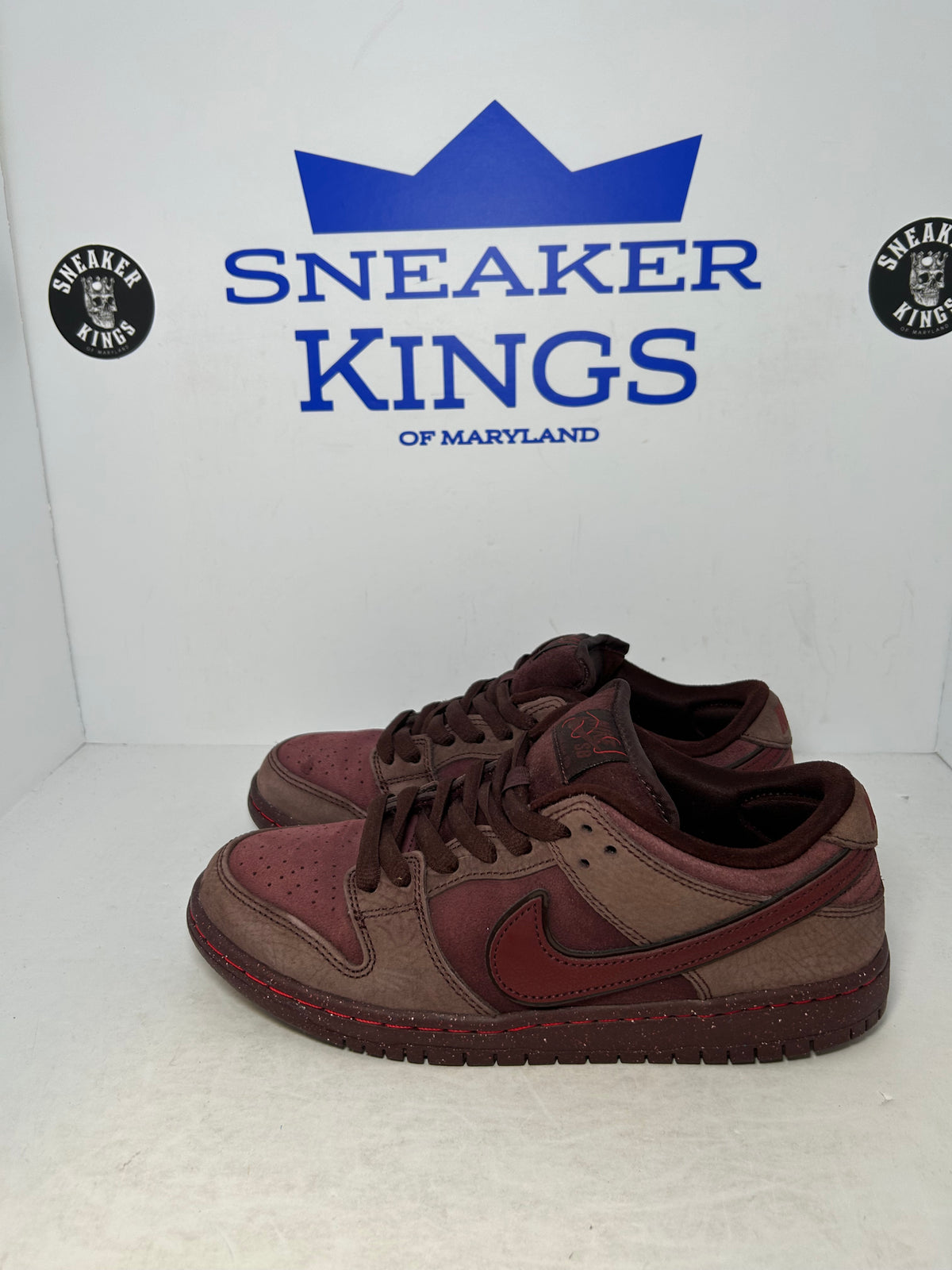 Nike SB Dunk Premium Low City of Love Burgundy Crush (Pre-Owned)