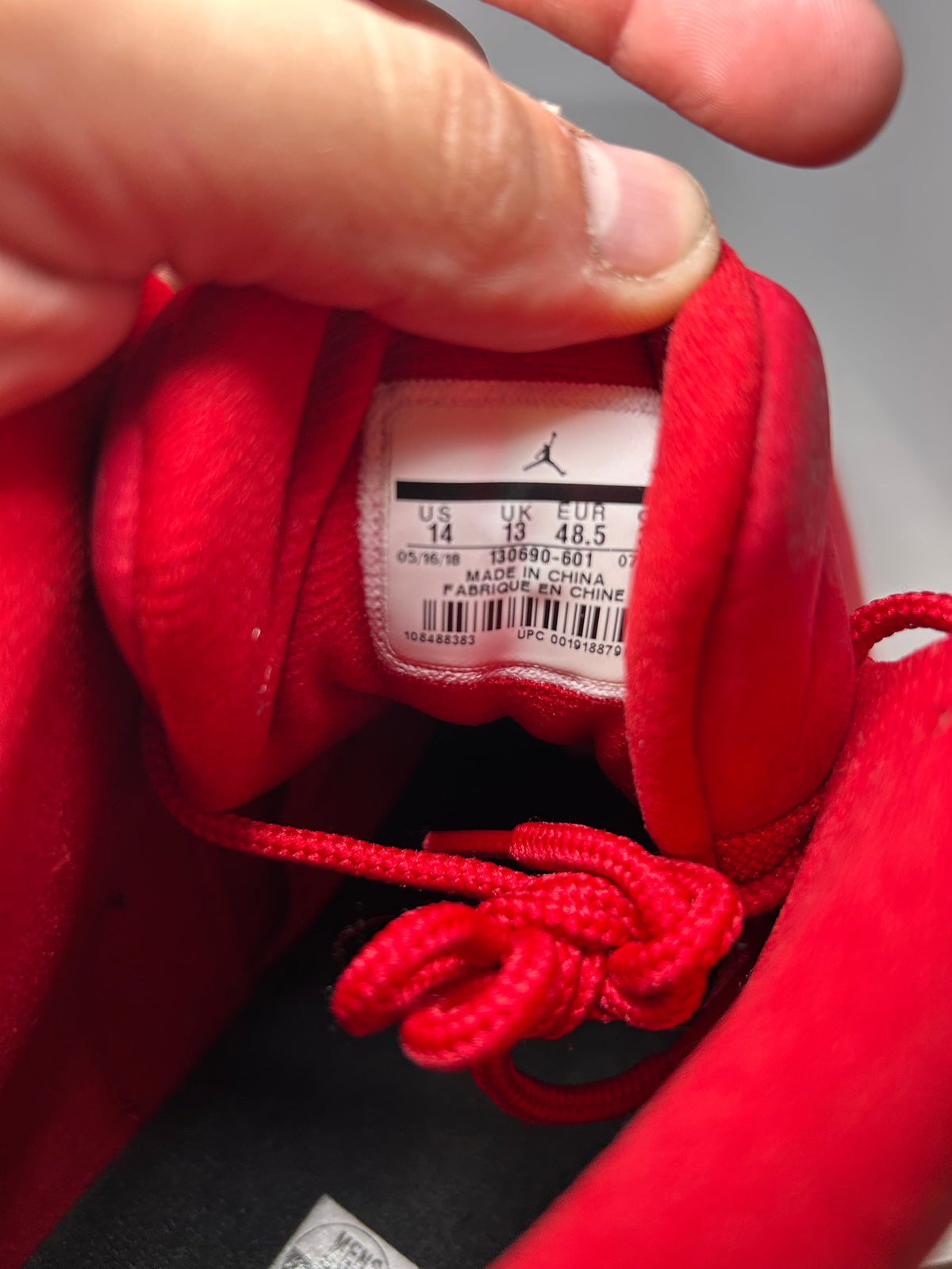 Air Jordan 12 Retro Gym Triple Red (Pre-Owned)