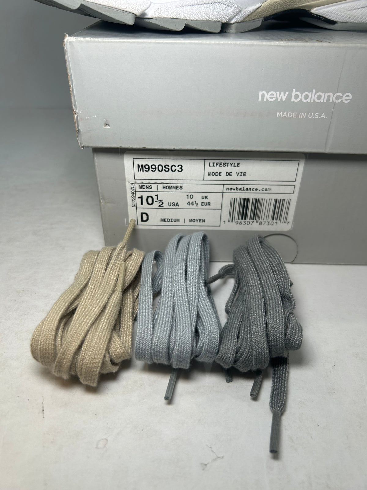 New Balance 990v3 Made in USA Nimbus Cloud YCMC (Pre-Owned)