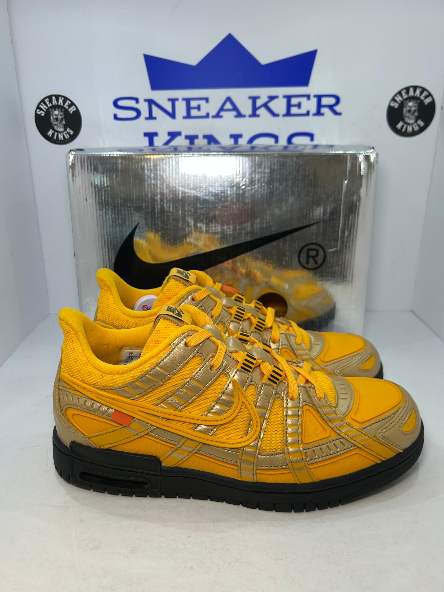 Off-White x Nike Air Rubber Dunk University Gold (Pre-Owned)