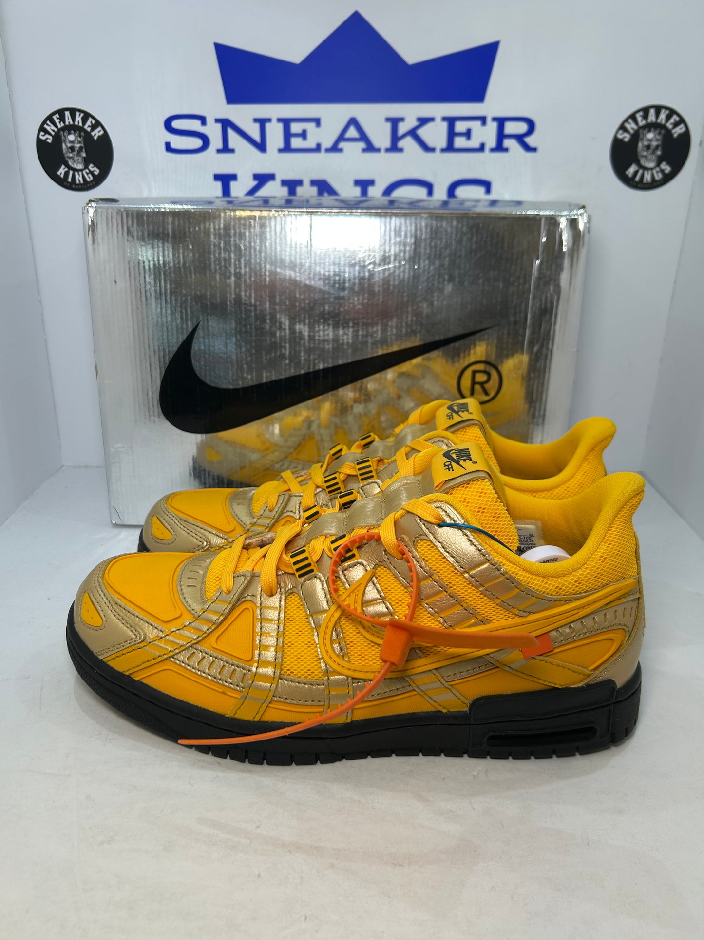 Off-White x Nike Air Rubber Dunk University Gold (Pre-Owned)