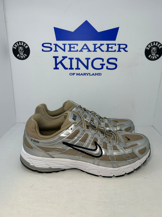 Nike P-6000 Khaki Metallic Silver (Pre-Owned)