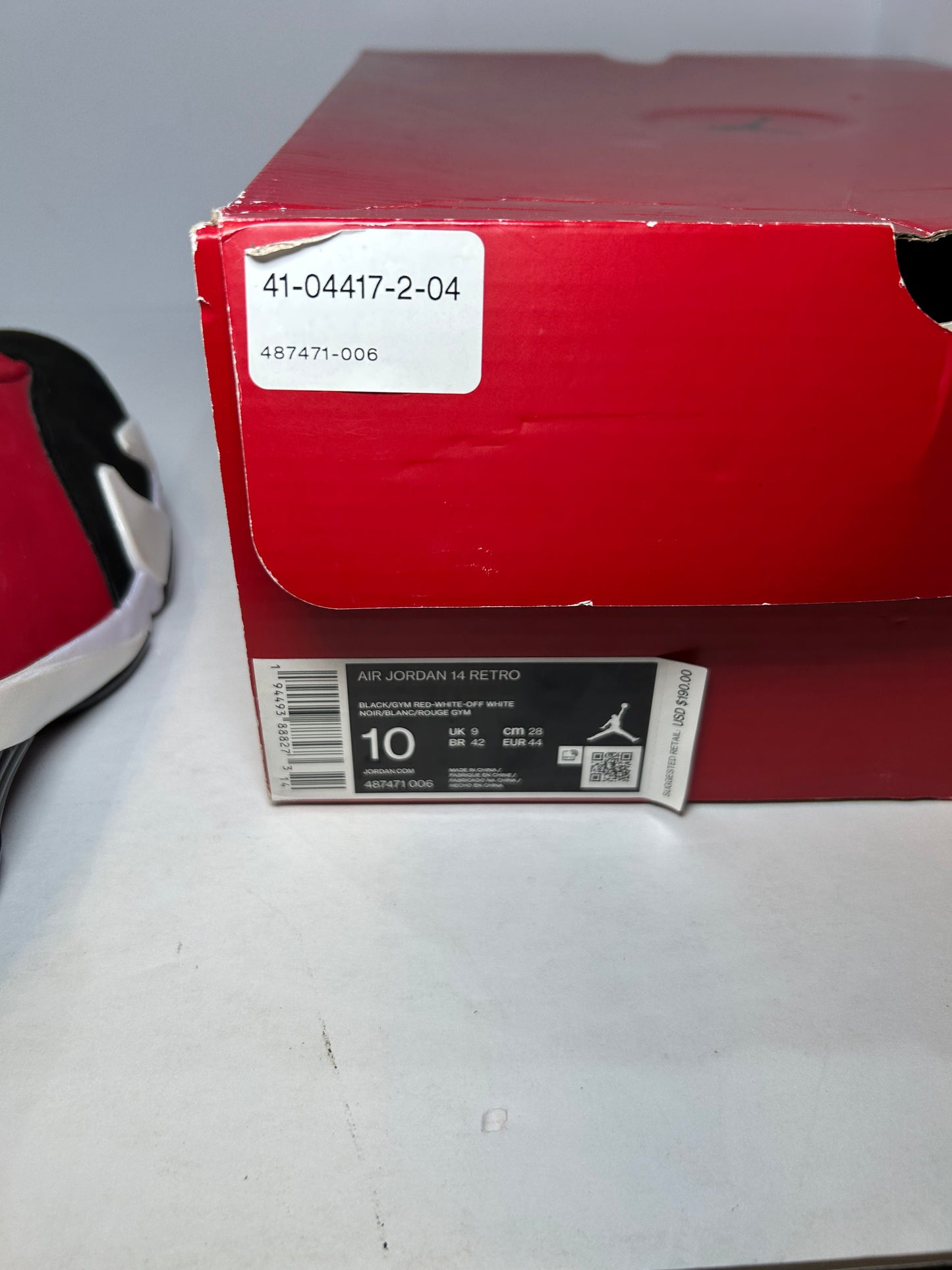Air Jordan 14 Retro Gym Red Toro (Pre-Owned)