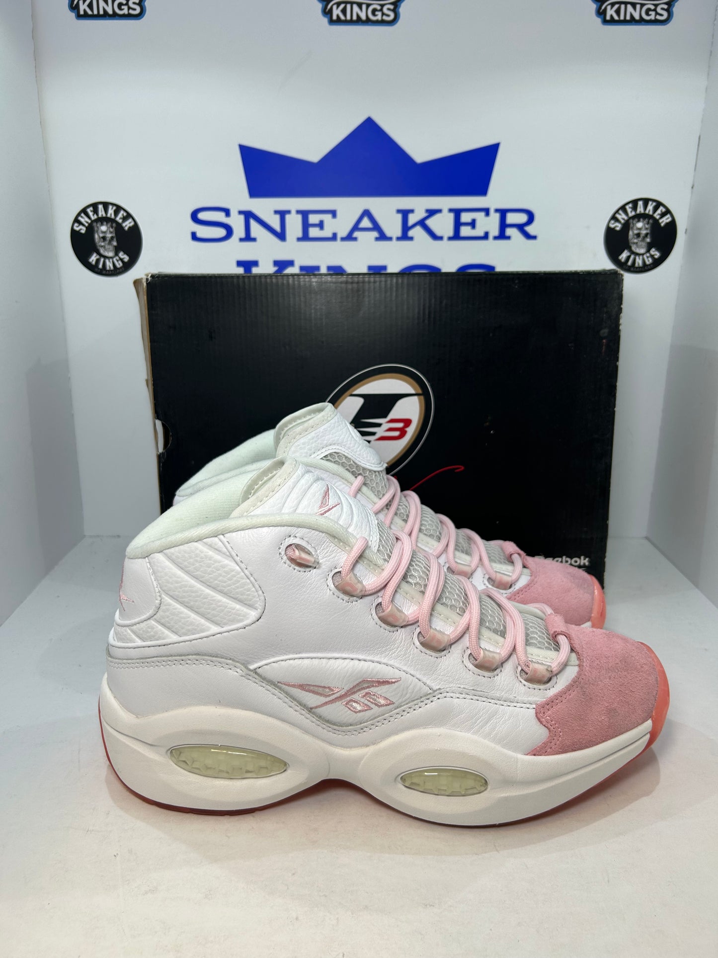 Reebok Question Mid Pink Toe (Pre-Owned)